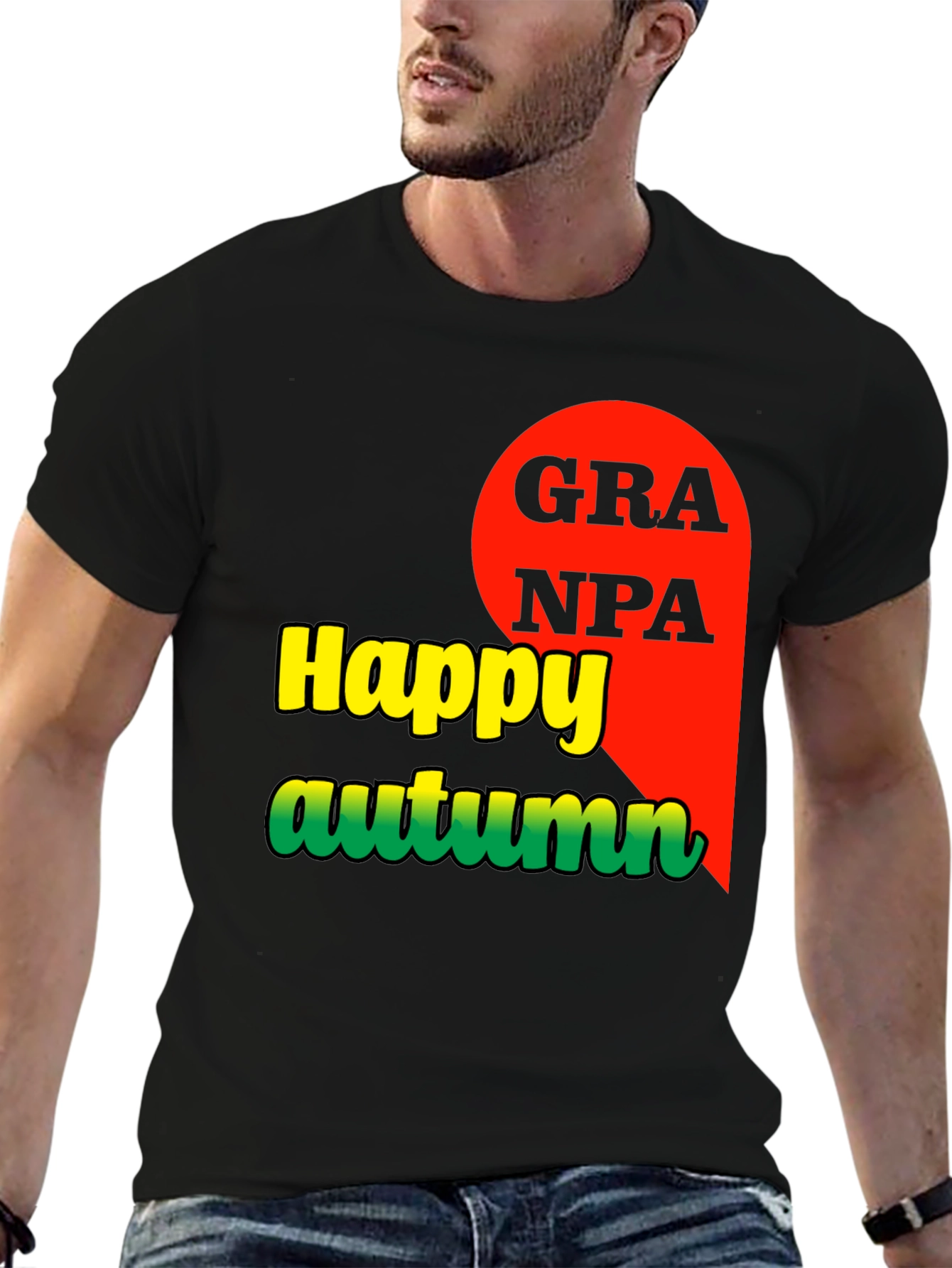 Happy Autumn Grandpa T-Shirt