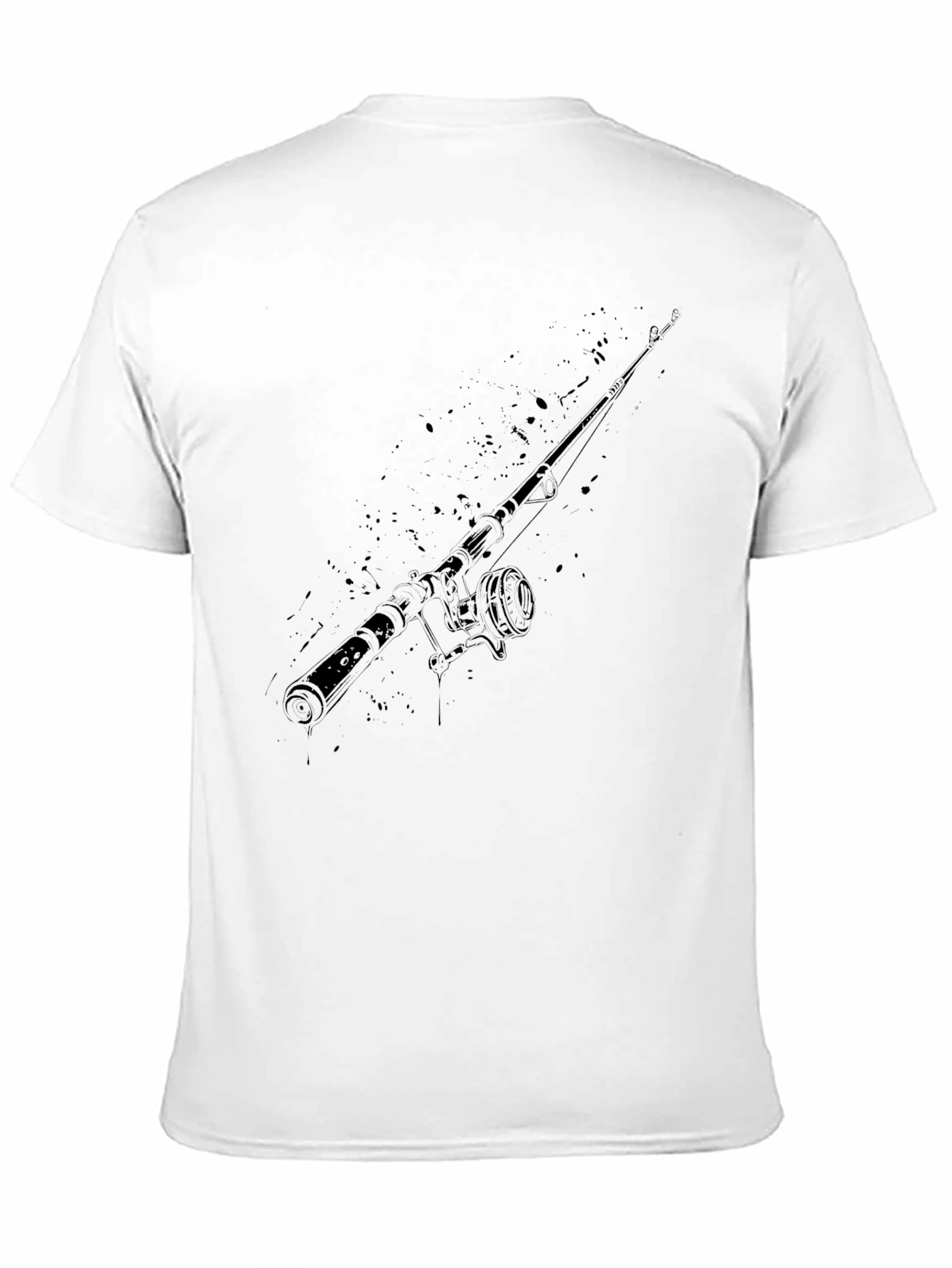 Fishing Rod Graphic T-Shirt