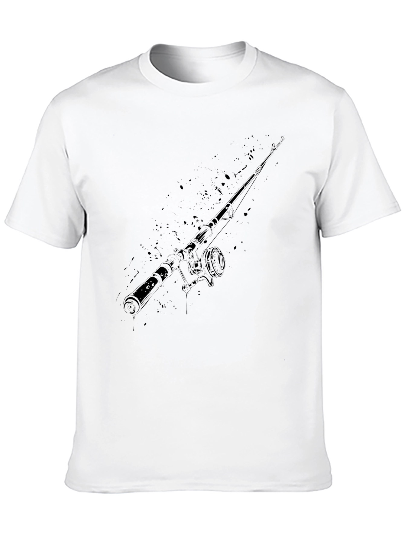 Fishing Rod Graphic T-Shirt