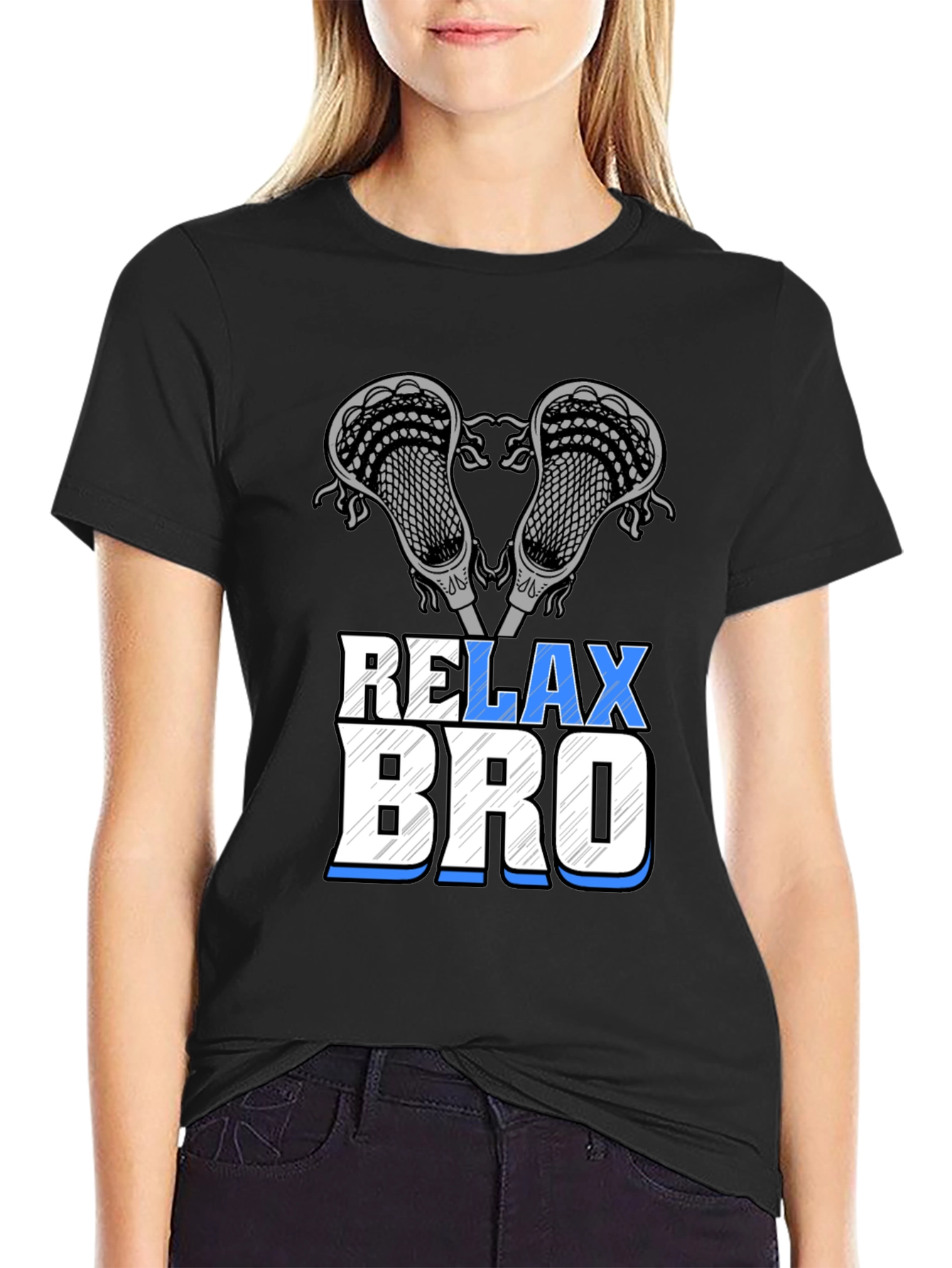 Relax Bro Lacrosse T-Shirt