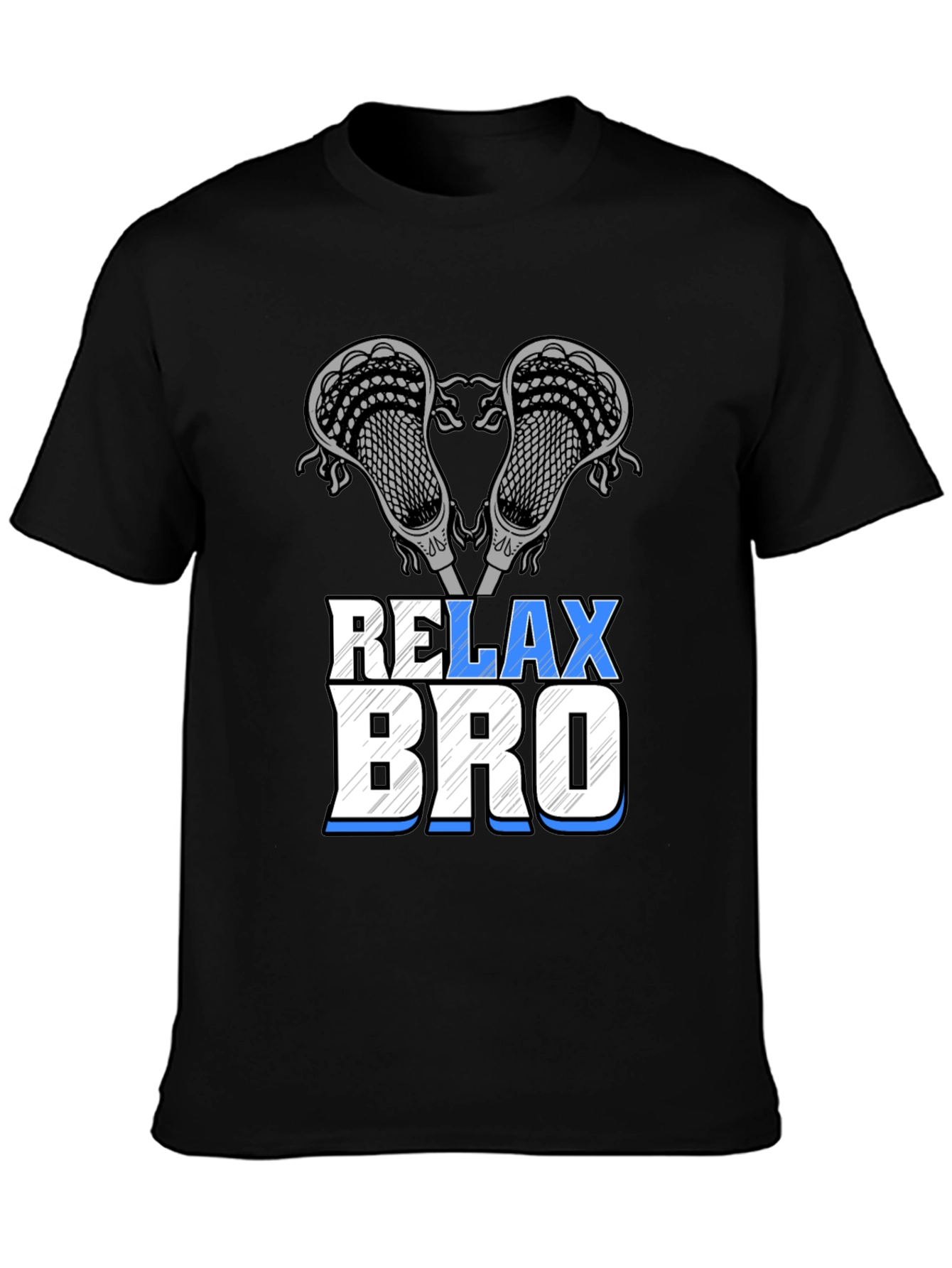 Relax Bro Lacrosse T-Shirt