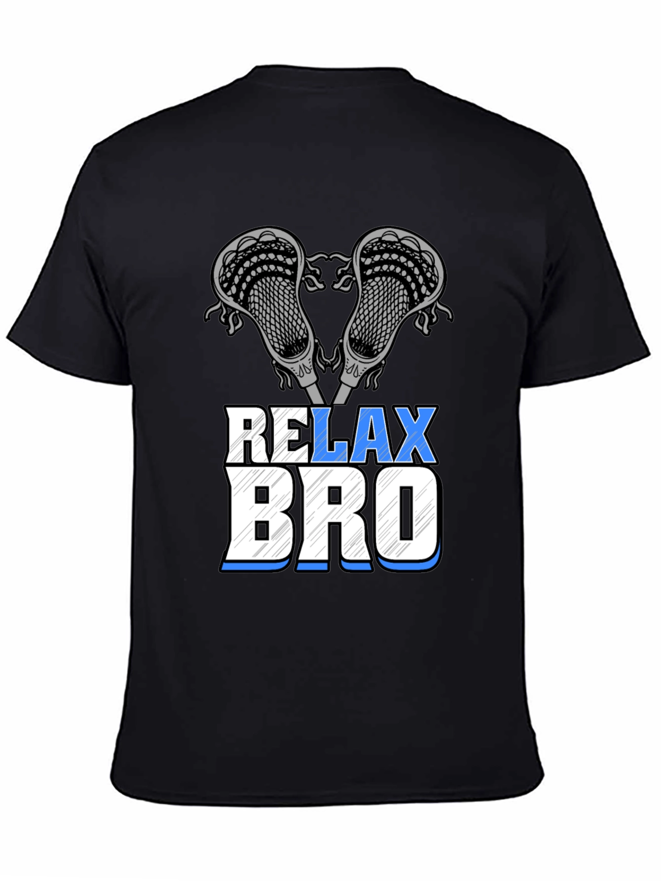 Relax Bro Lacrosse T-Shirt