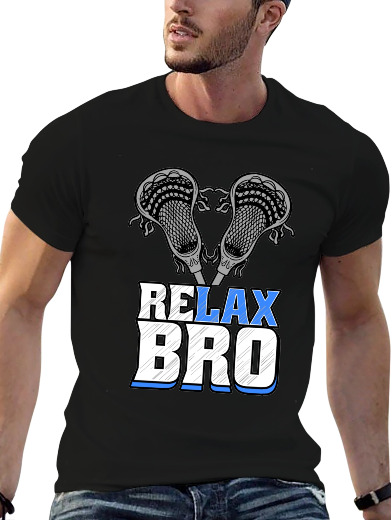 Relax Bro Lacrosse T-Shirt