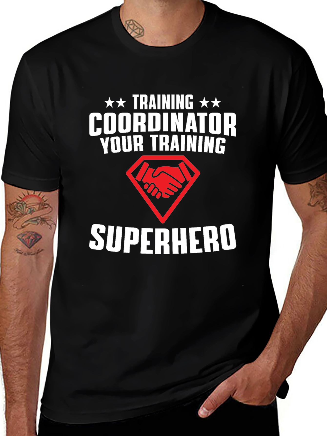 Training Coordinator Superhero Graphic Tee