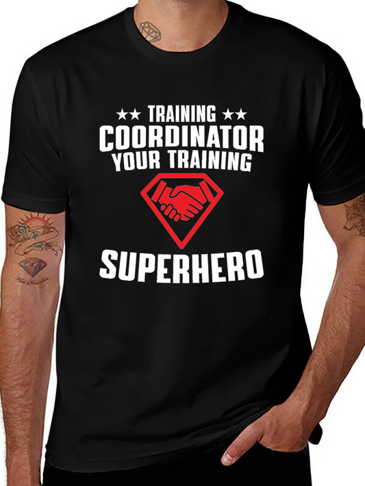 Training Coordinator Superhero Graphic Tee