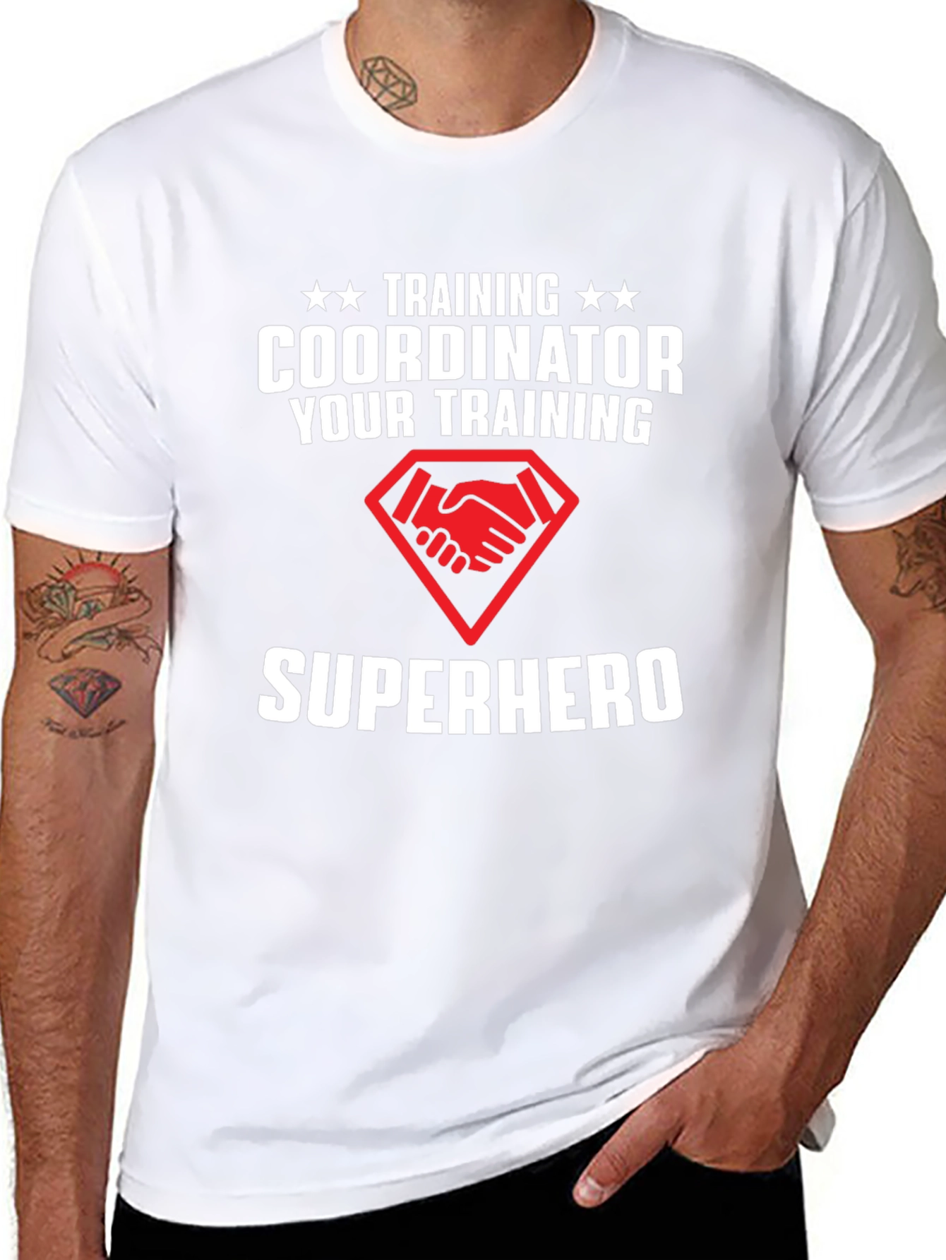 Training Coordinator Superhero Graphic Tee