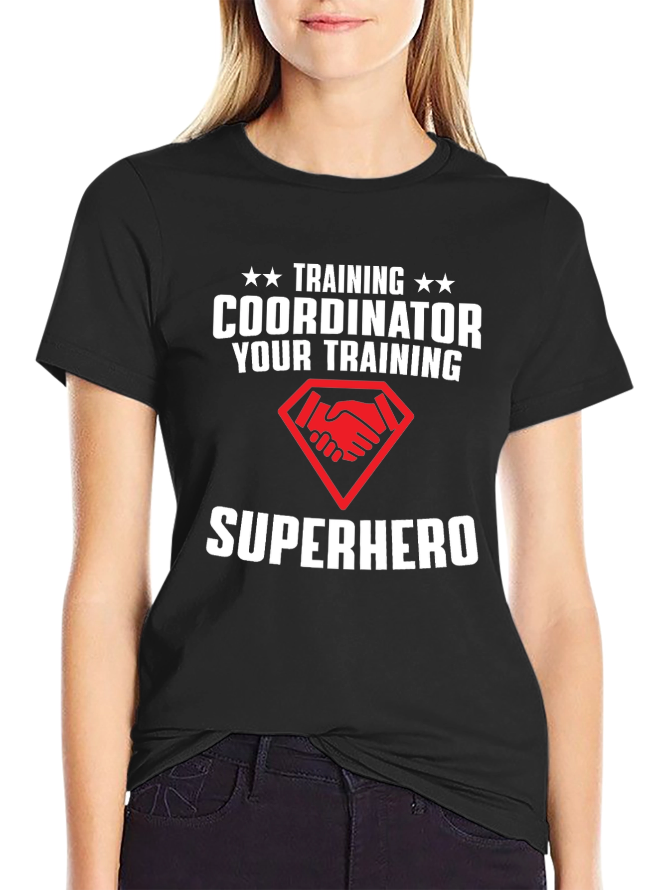Training Coordinator Superhero Graphic Tee