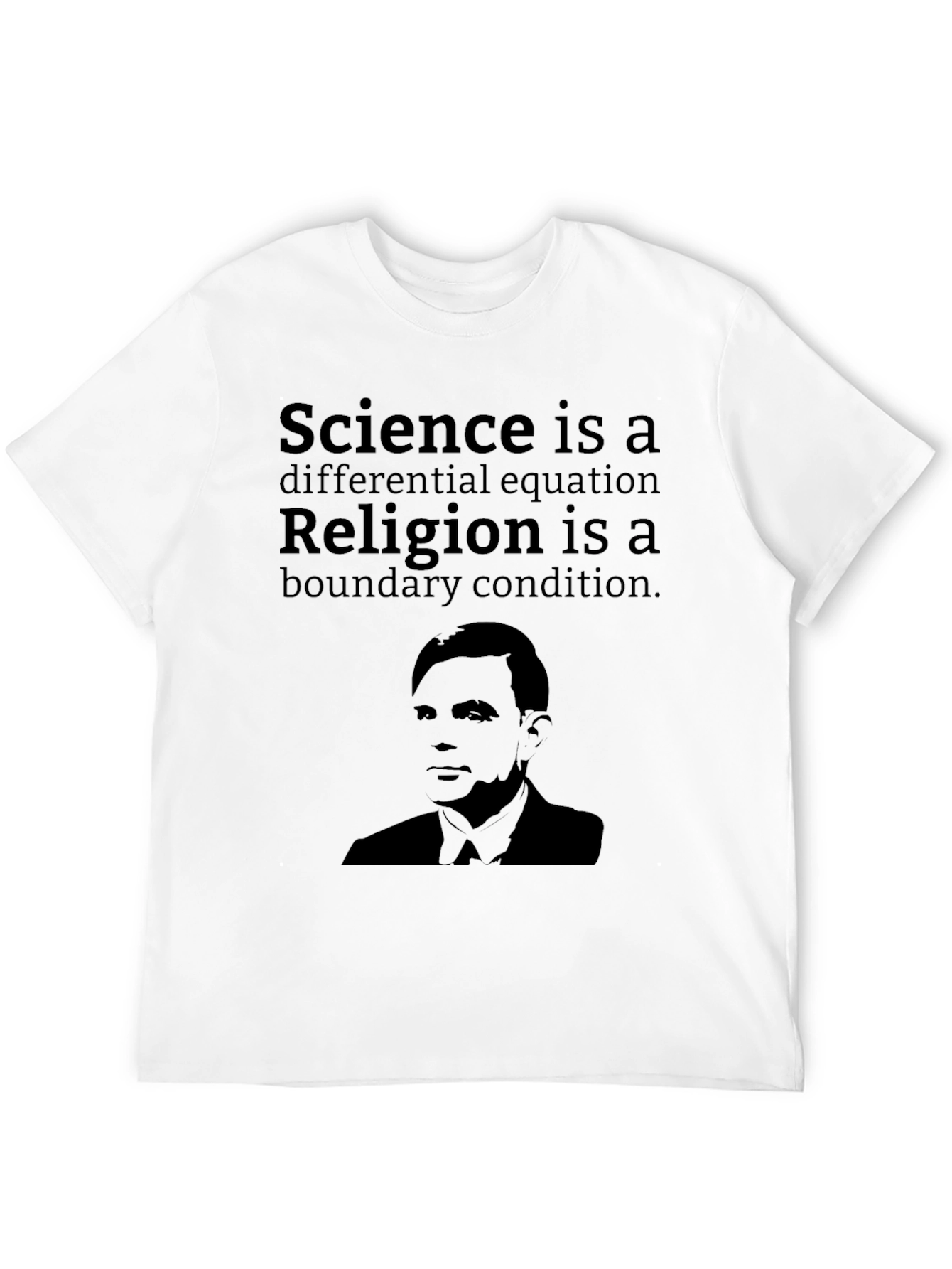 Science vs Religion T-Shirt Alan Turing Graphic Tee