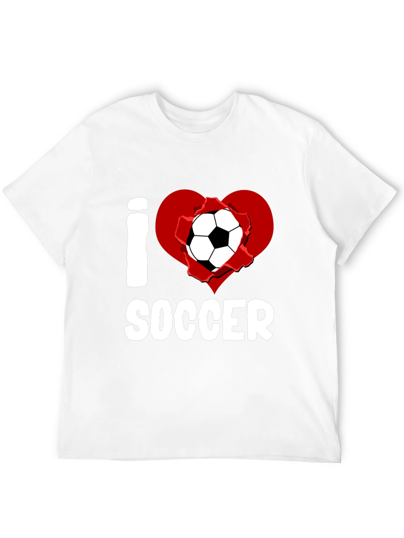 I Heart Soccer Graphic T-Shirt