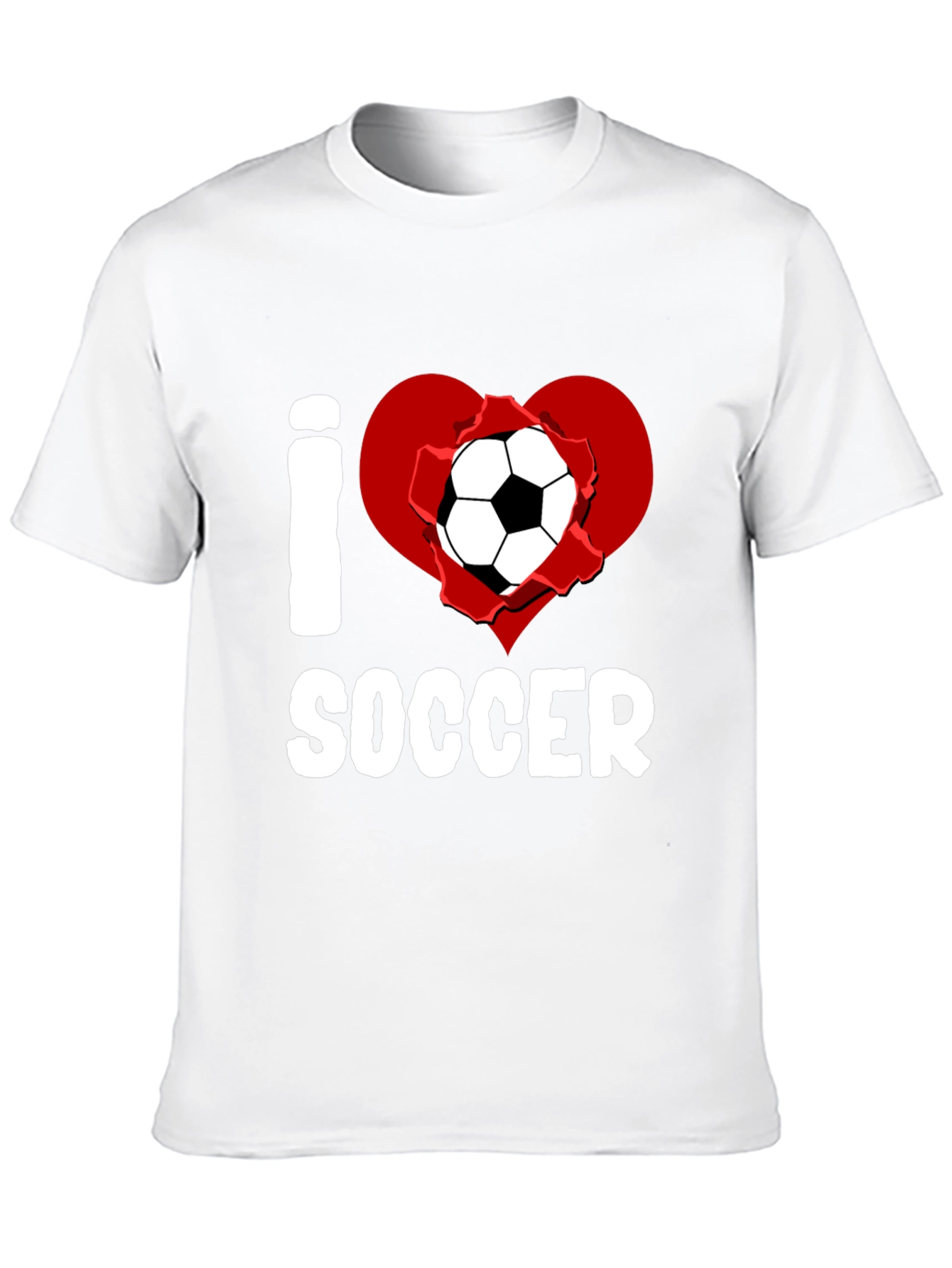 I Heart Soccer Graphic T-Shirt