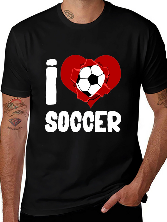 I Heart Soccer Graphic T-Shirt