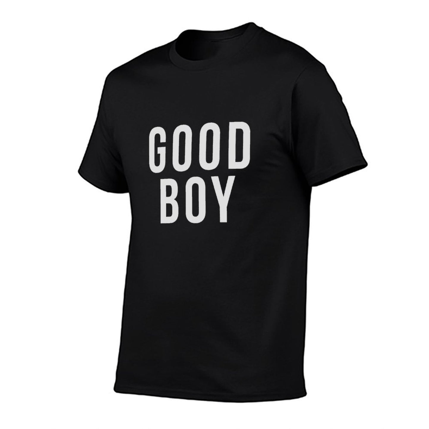 GOOD BOY Statement Graphic T-Shirt, Minimal Typography Streetwear Tee, Bold Attitude Cotton Short Sleeve Shirt, Everyday Casual Unisex Top