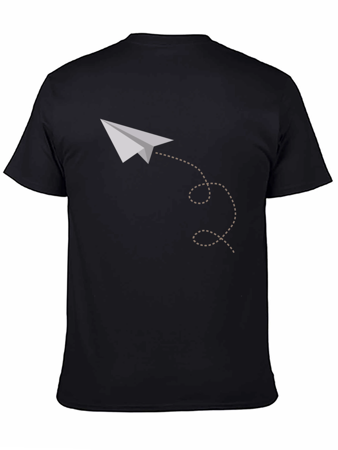 Paper Airplane Graphic Tee - Soft Cotton Casual Shirt