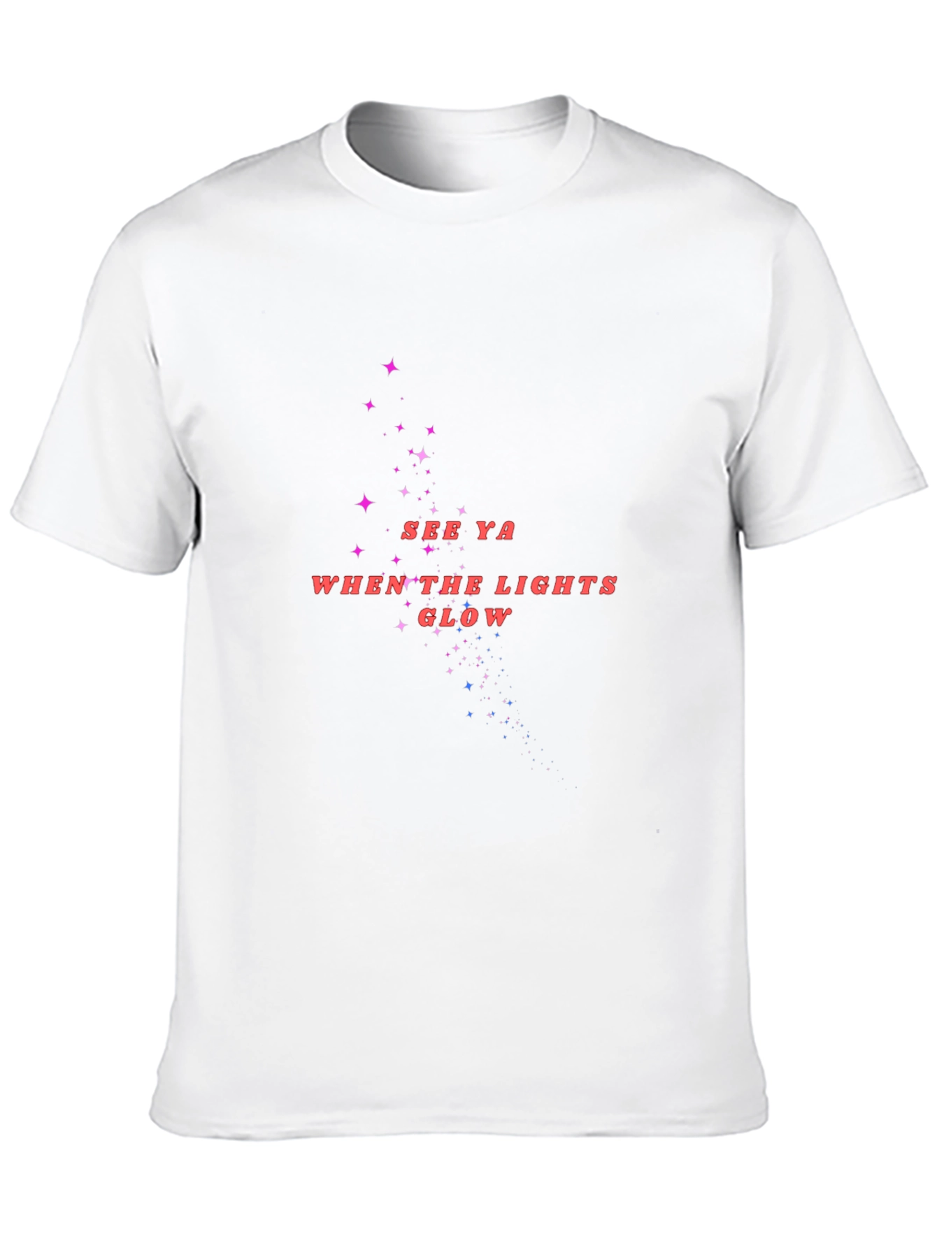 See Ya When the Lights Glow Black T-Shirt