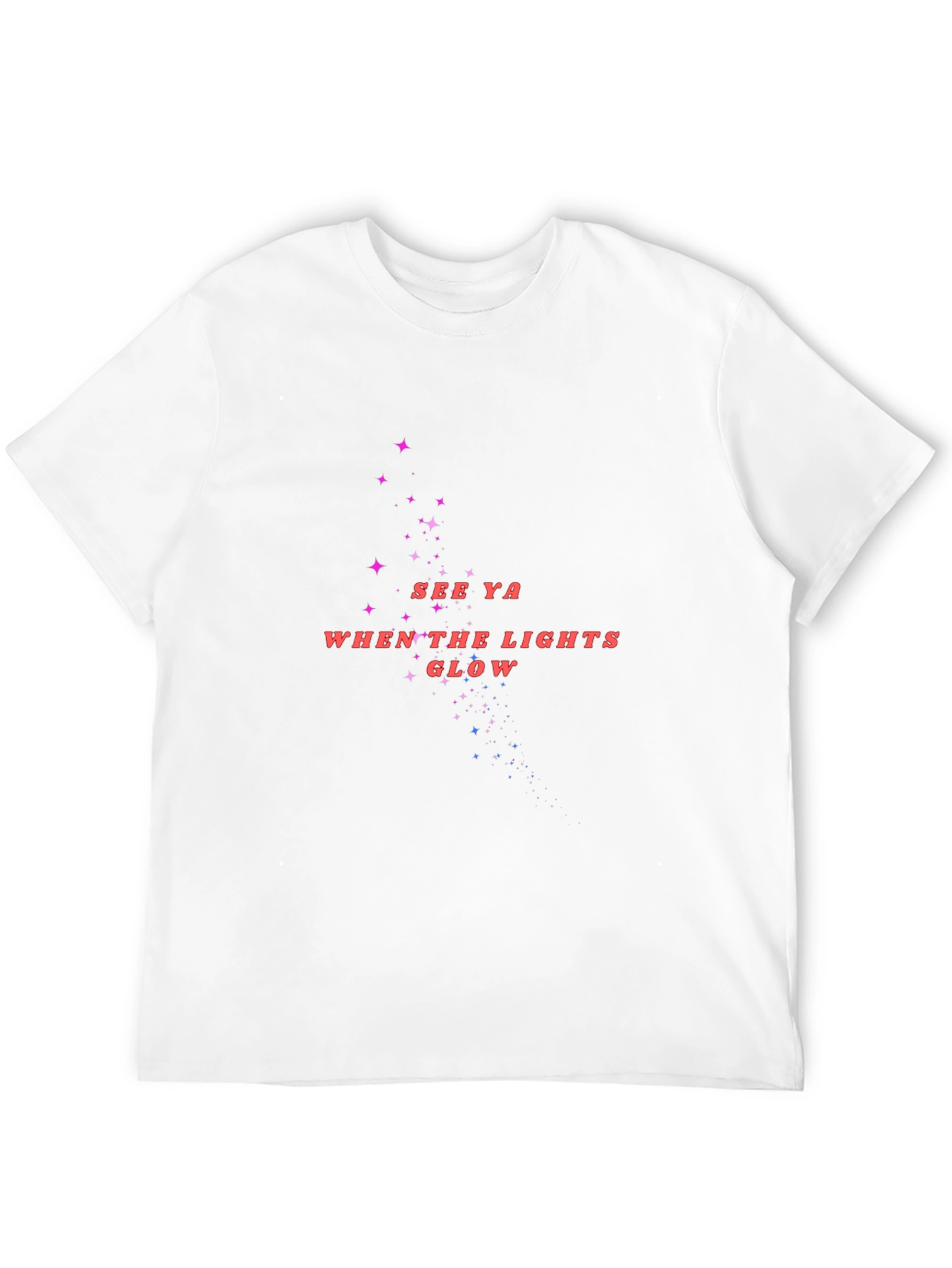 See Ya When the Lights Glow Black T-Shirt