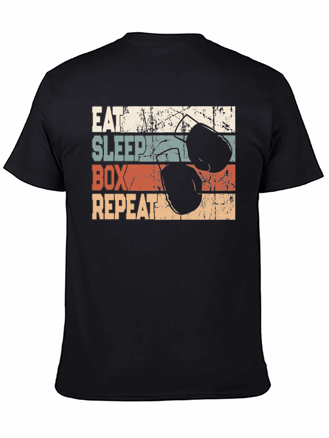 Eat Sleep Box Repeat Graphic T-Shirt