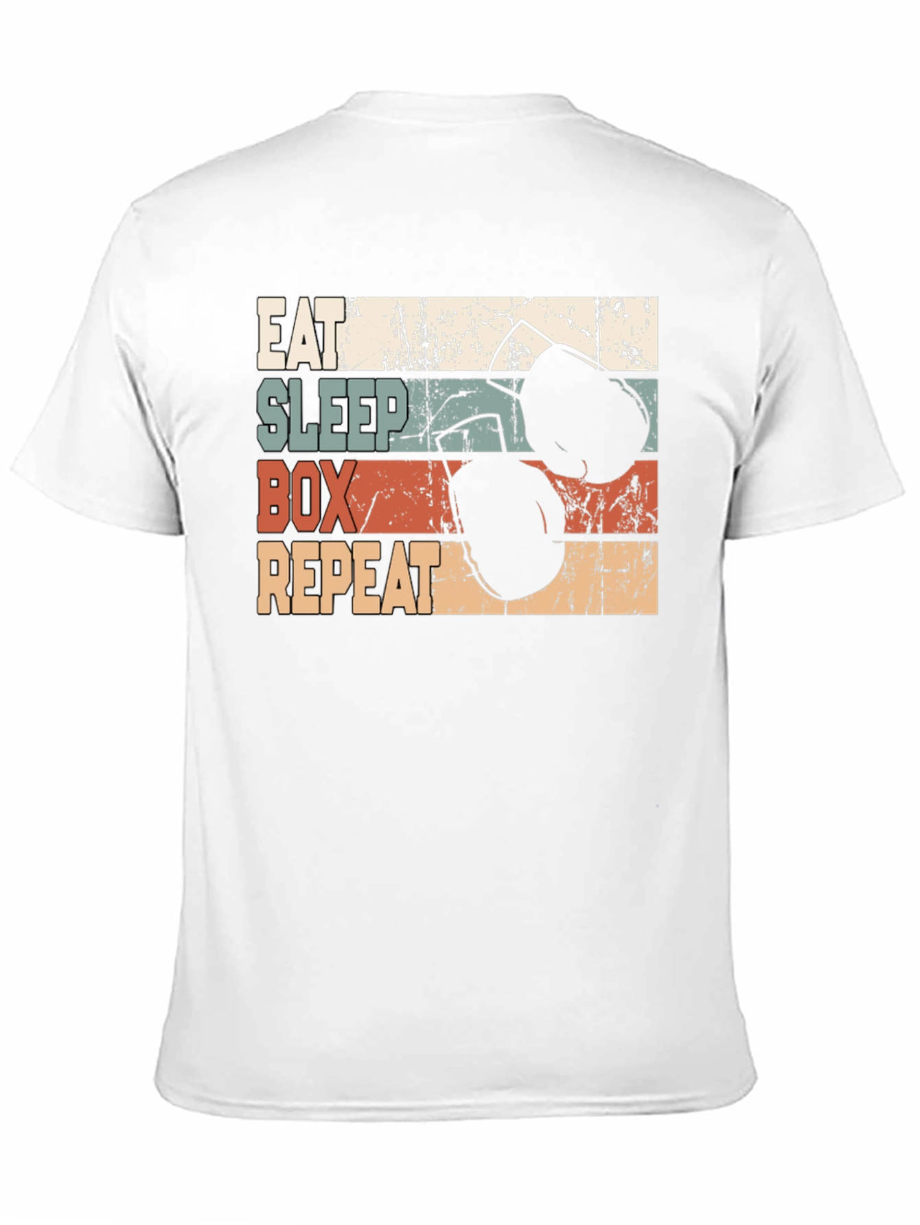 Eat Sleep Box Repeat Graphic T-Shirt