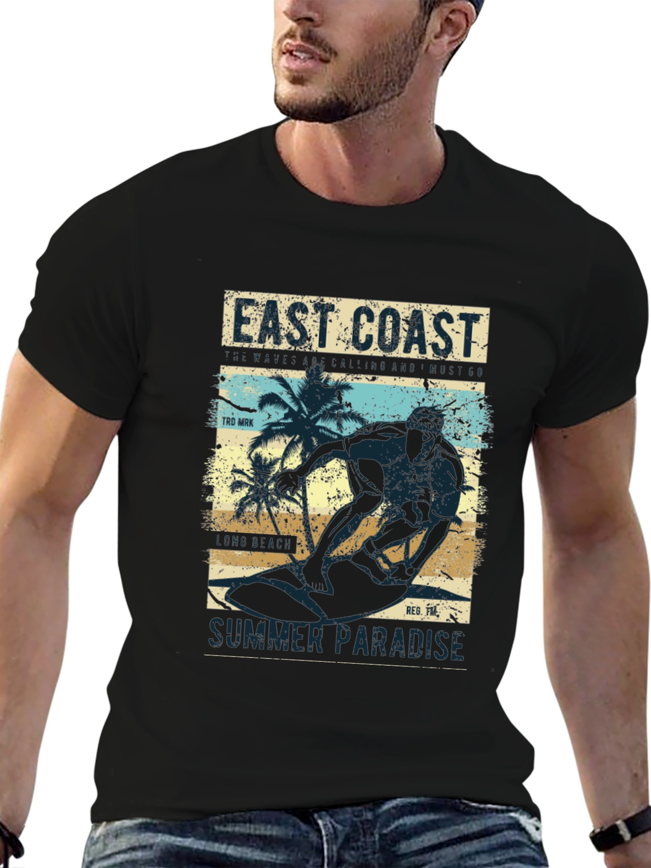 East Coast Summer Paradise Graphic Tee