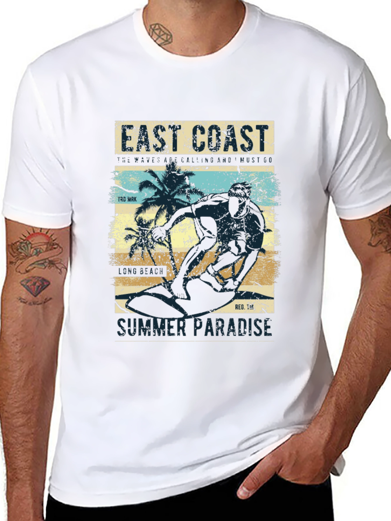East Coast Summer Paradise Graphic Tee