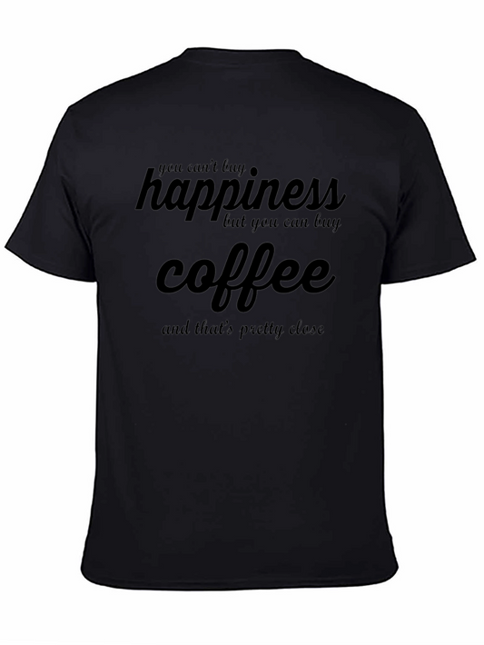 Happiness Coffee T-Shirt: Funny Caffeine Lover Tee