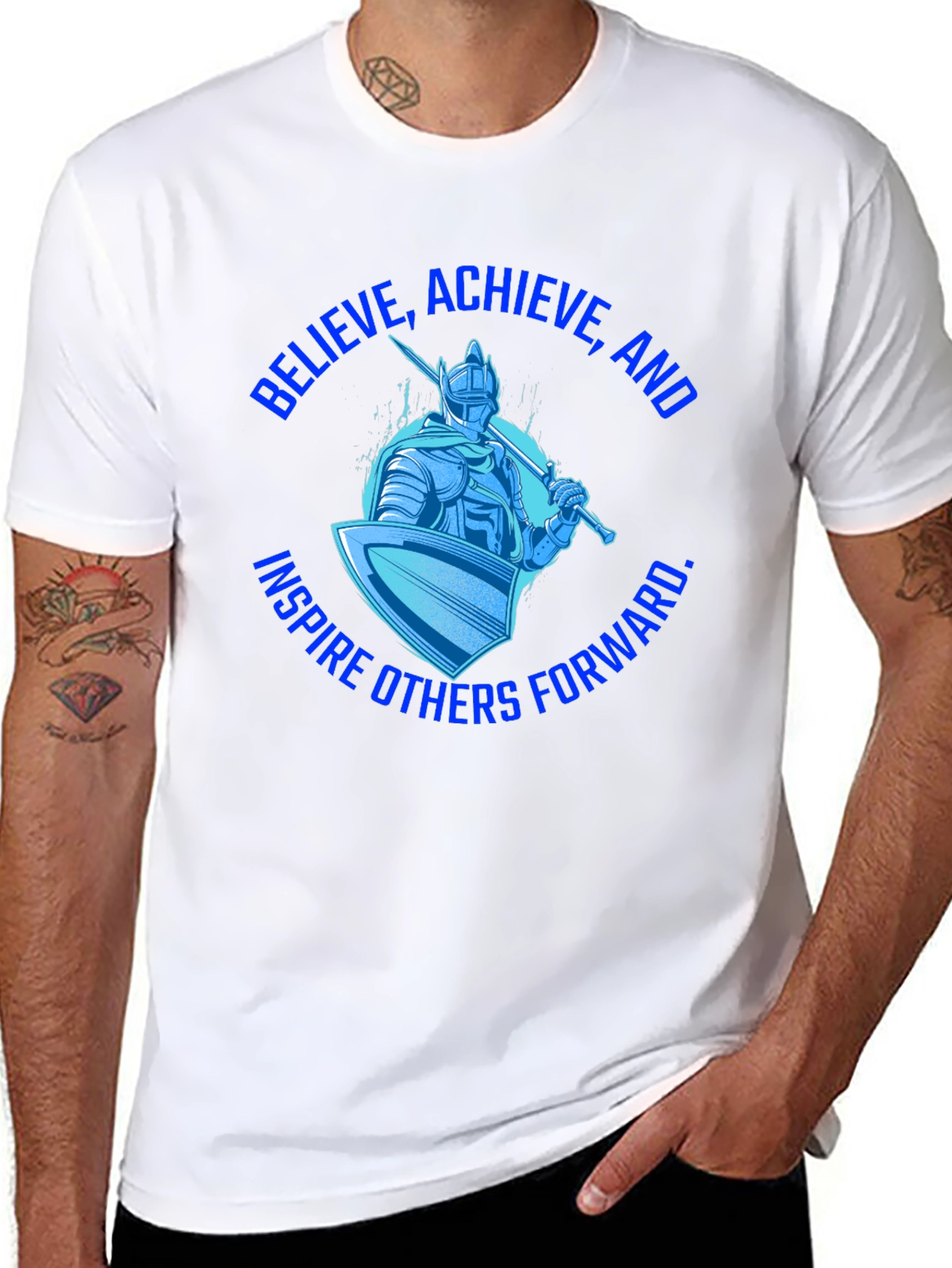 Believe Achieve Inspire Graphic T-Shirt