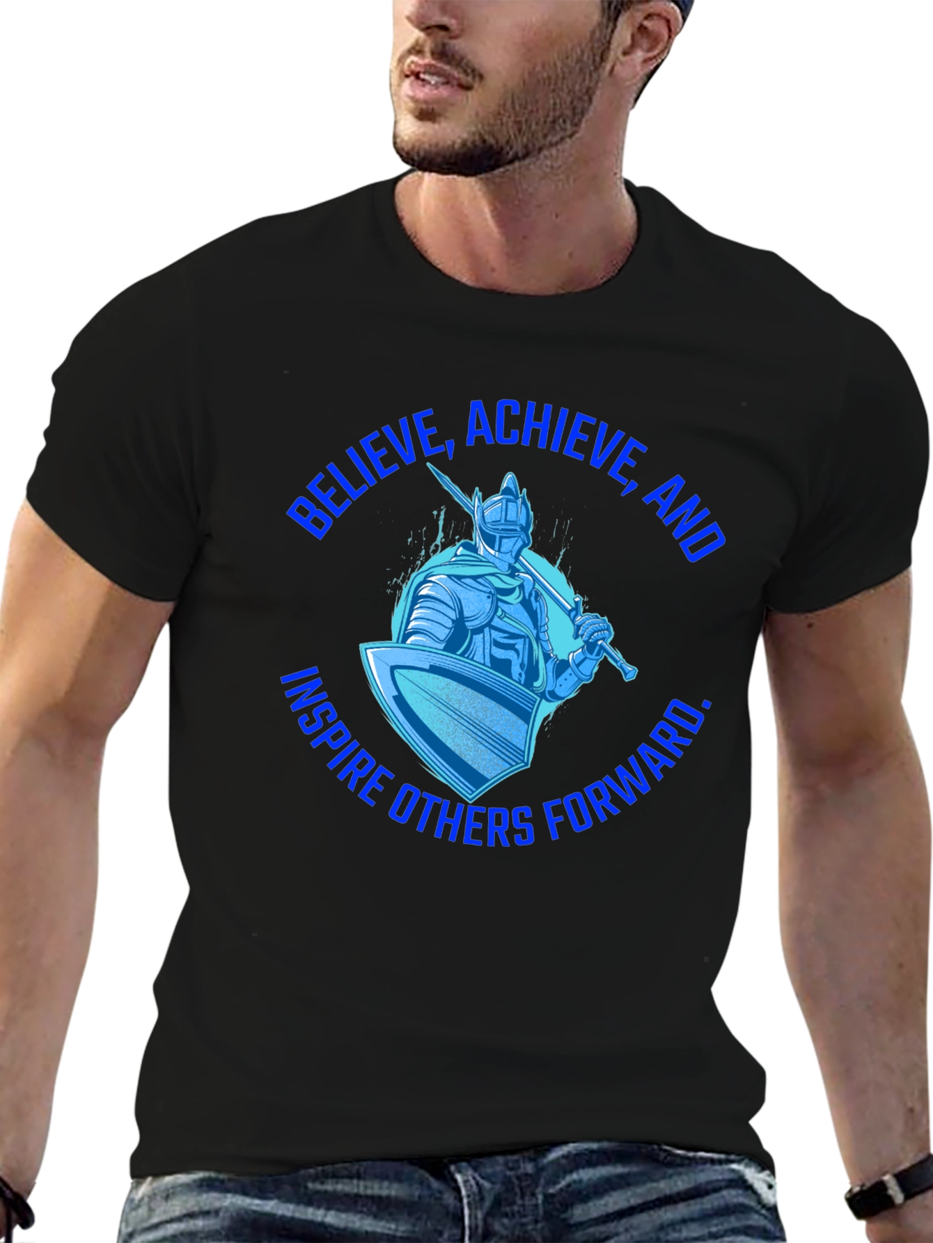 Believe Achieve Inspire Graphic T-Shirt