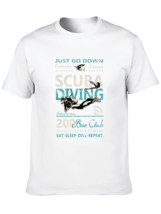 Scuba Diving T-Shirt: Just Go Down Underwater Lifestyle