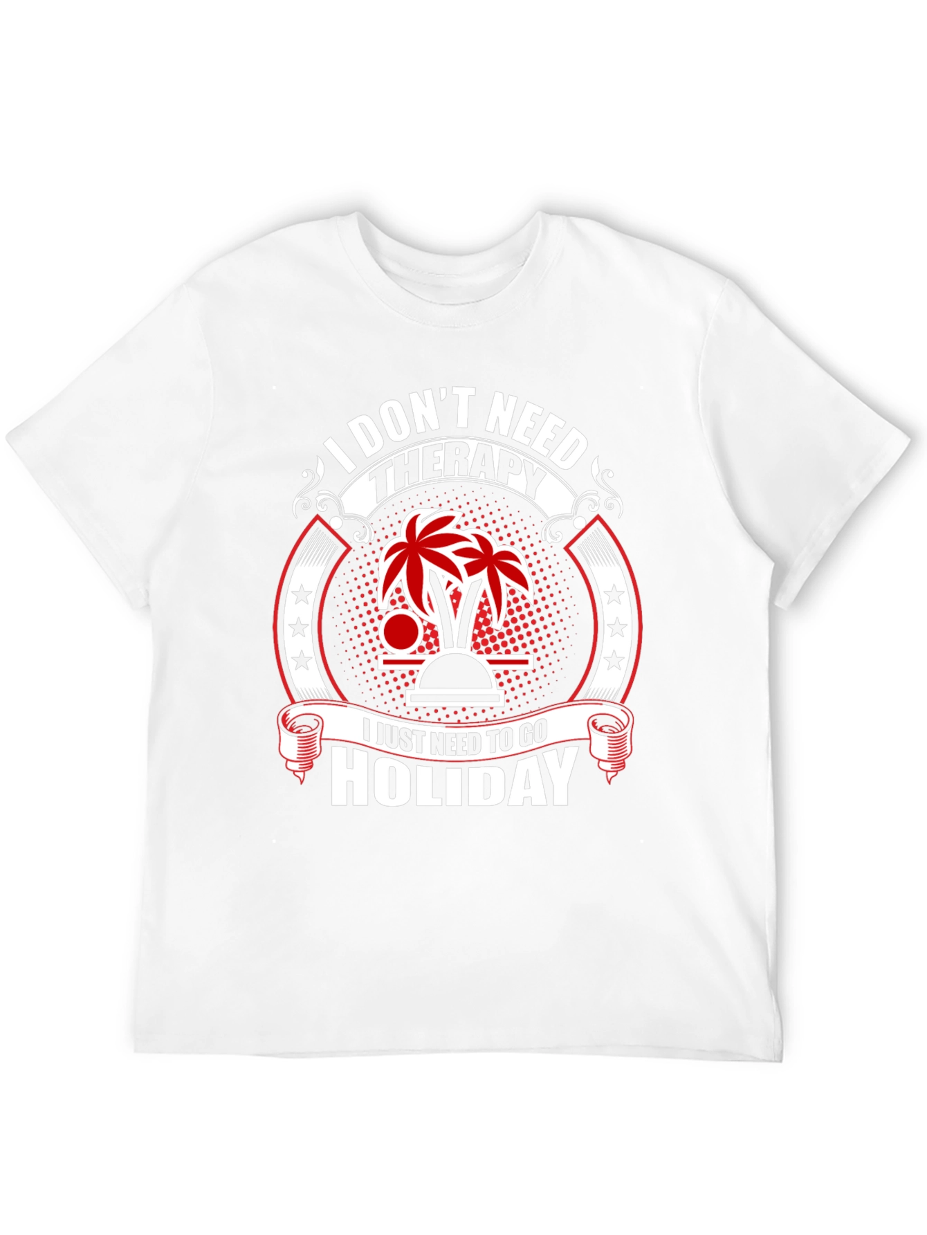 Holiday Therapy Black T-Shirt