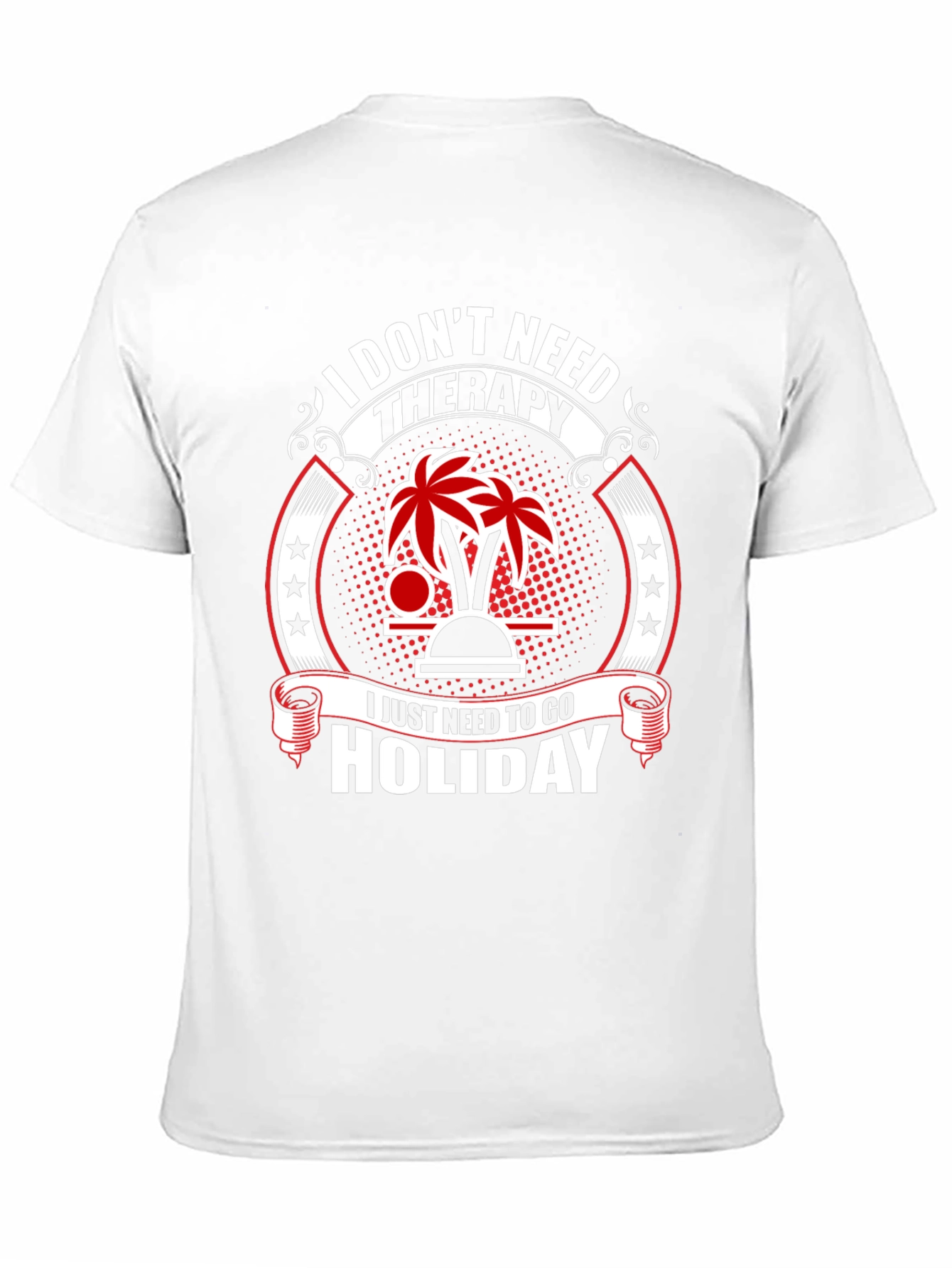 Holiday Therapy Black T-Shirt