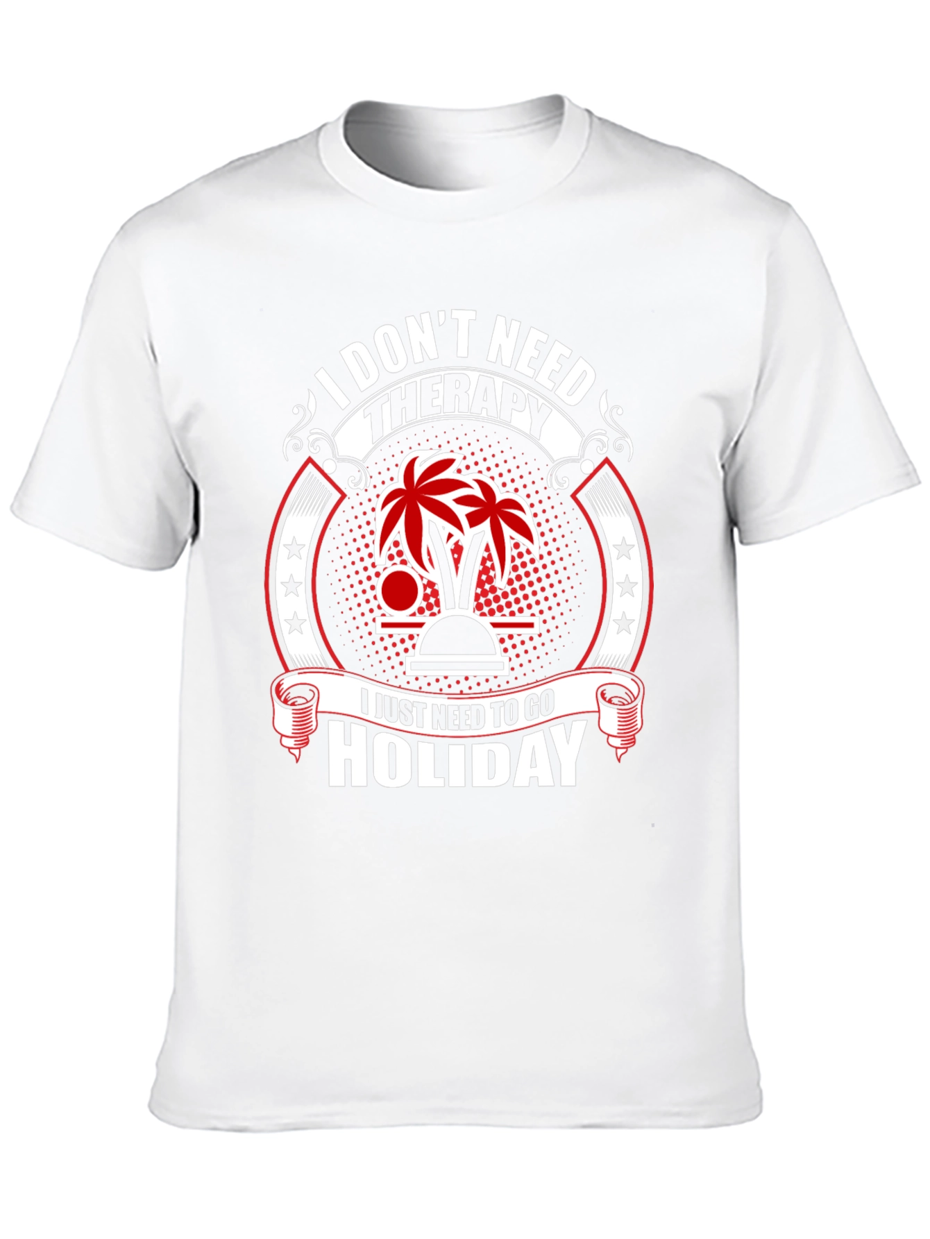 Holiday Therapy Black T-Shirt