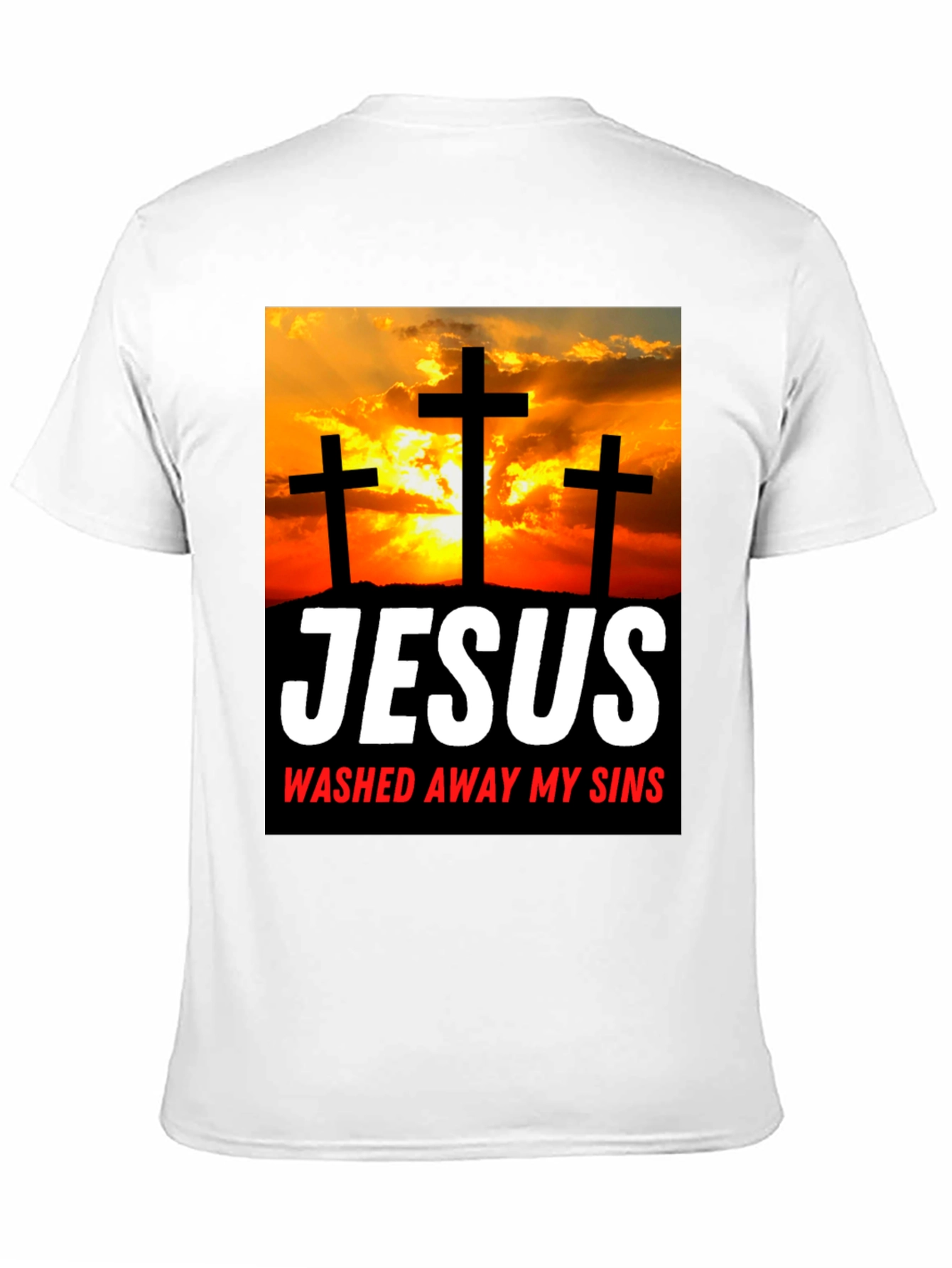 Jesus Washed Away My Sins Graphic T-Shirt