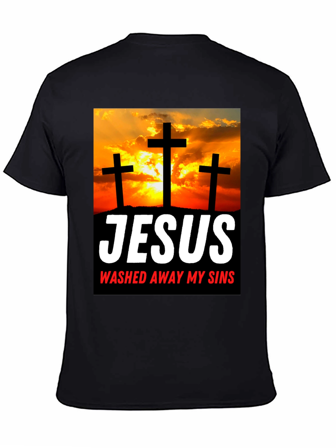 Jesus Washed Away My Sins Graphic T-Shirt