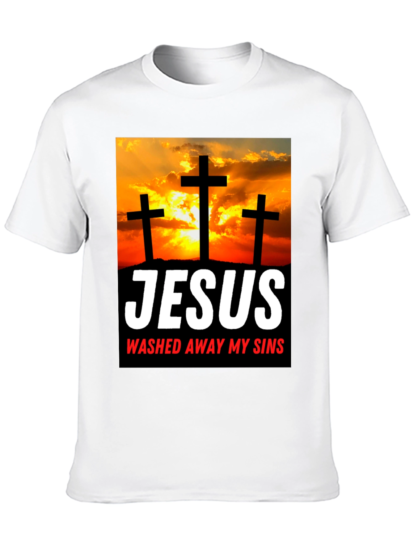 Jesus Washed Away My Sins Graphic T-Shirt