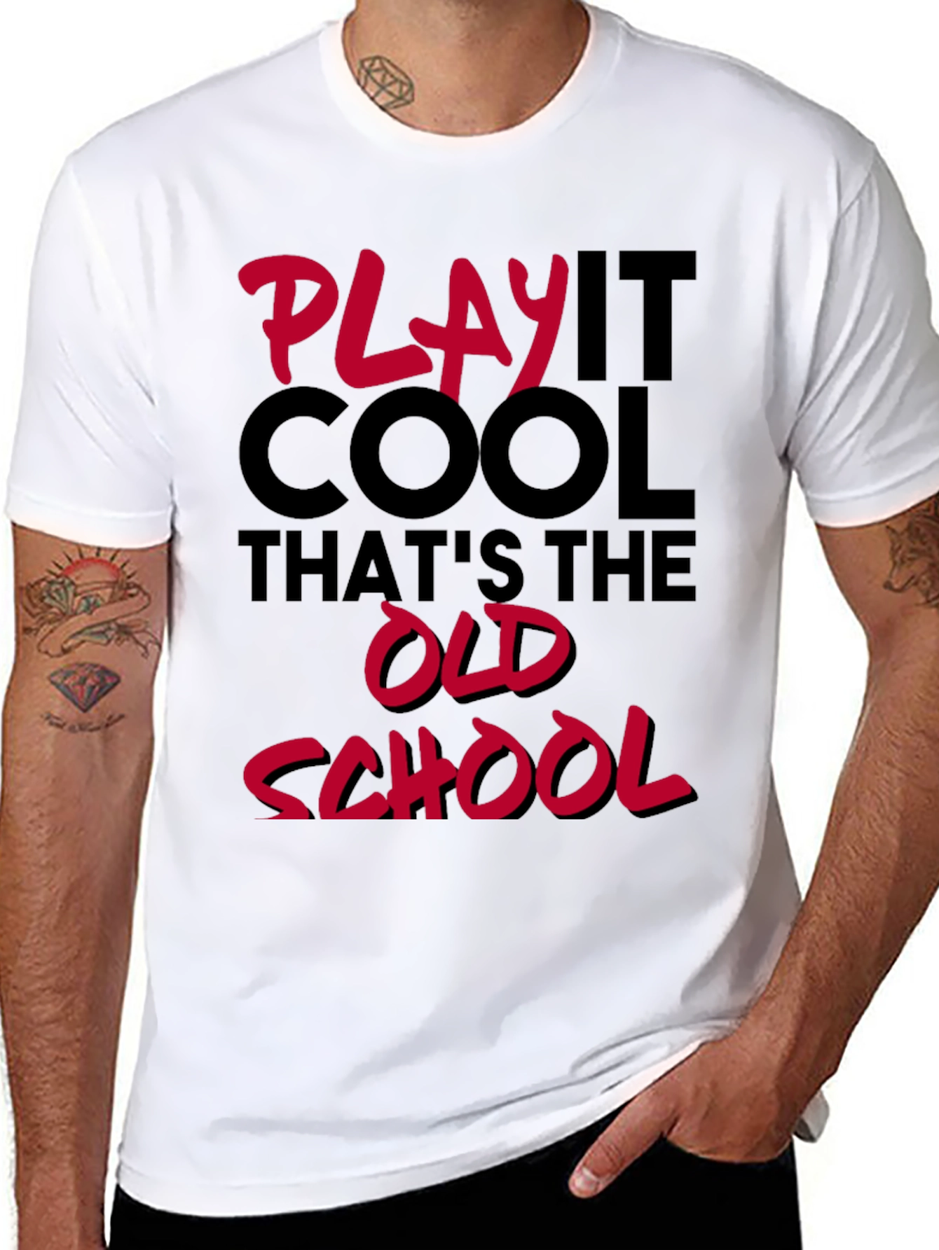 Play It Cool Old School Graphic T-Shirt
