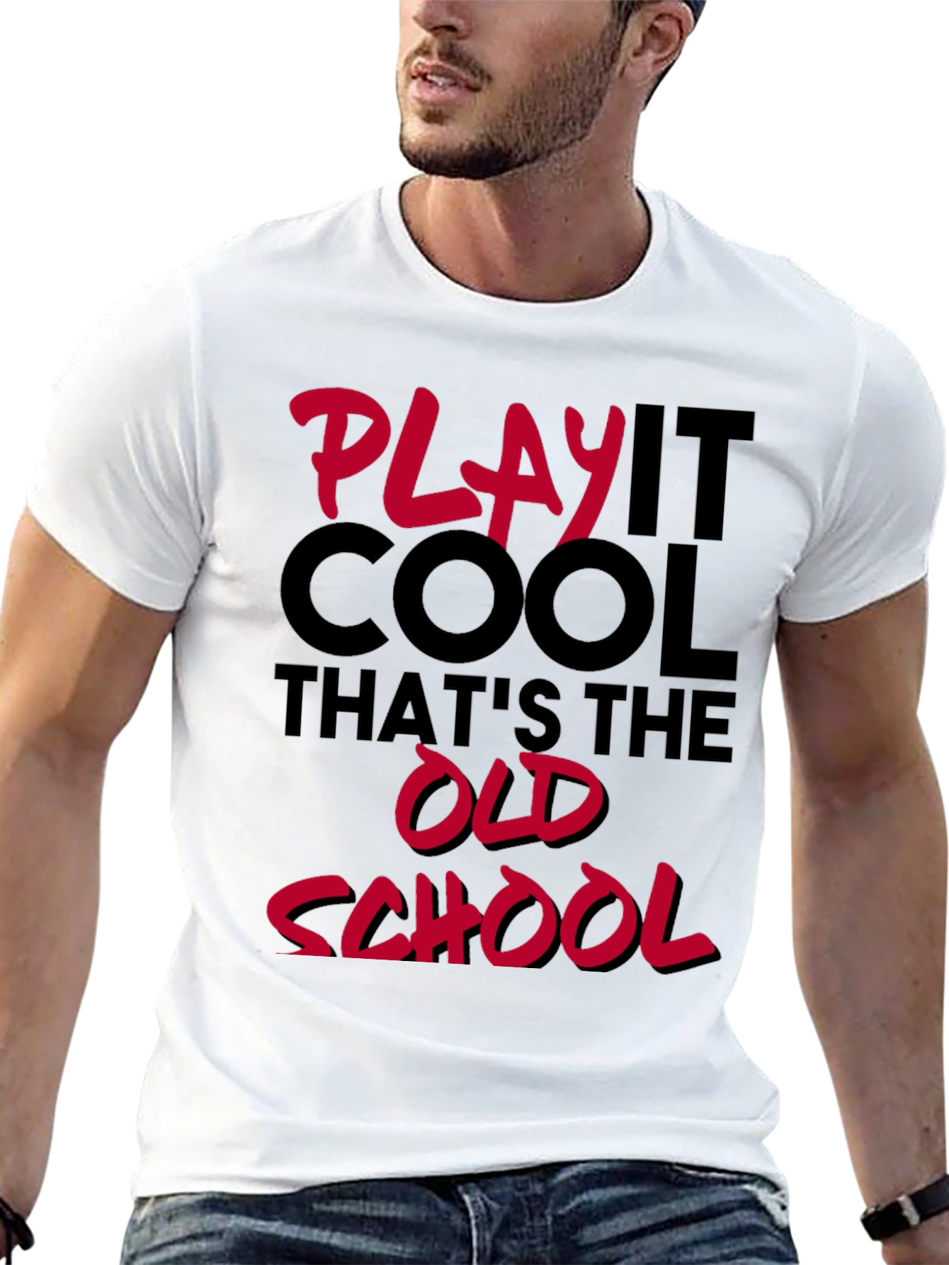 Play It Cool Old School Graphic T-Shirt