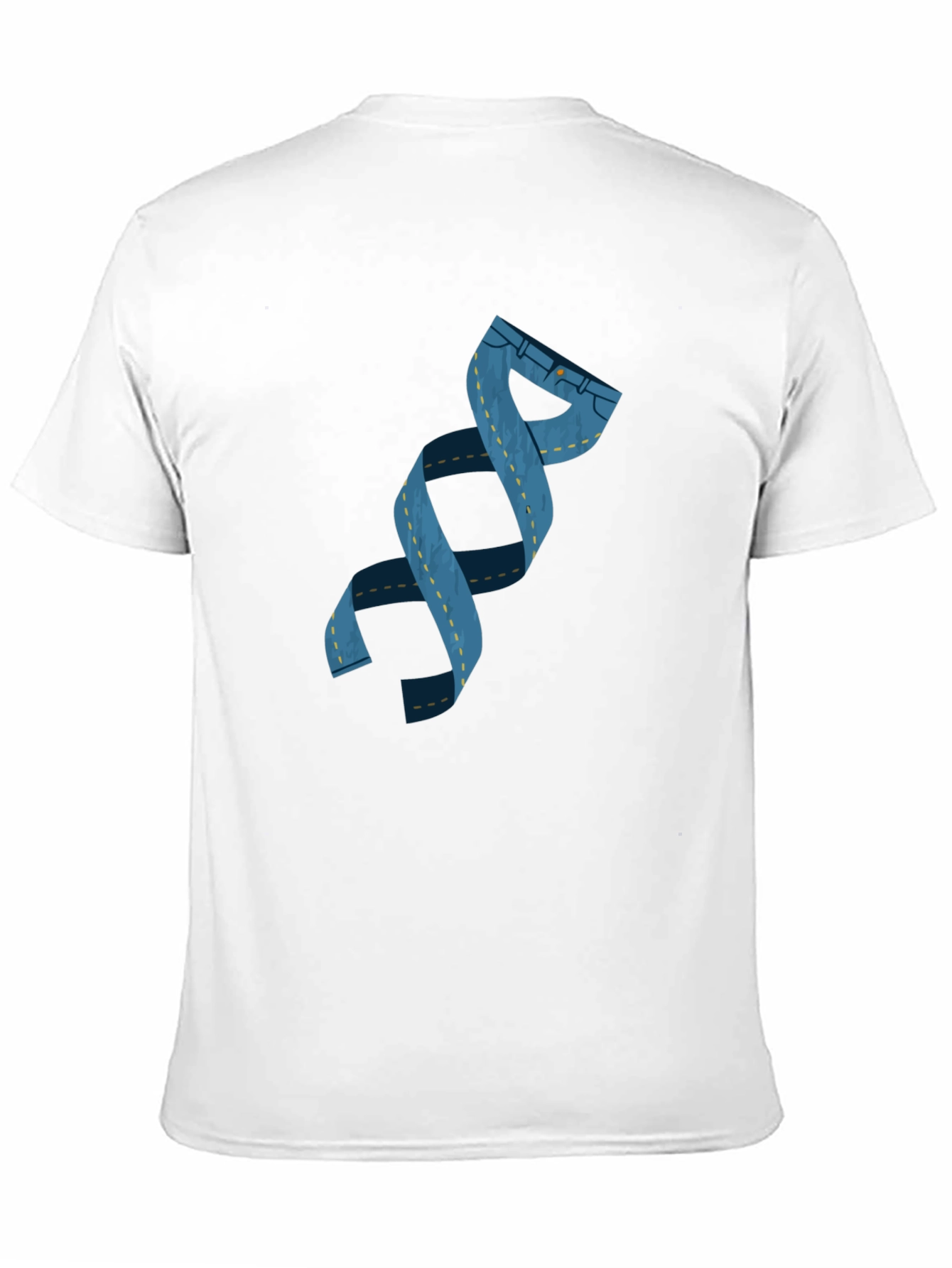 DNA Denim T-Shirt - Black Cotton Blend