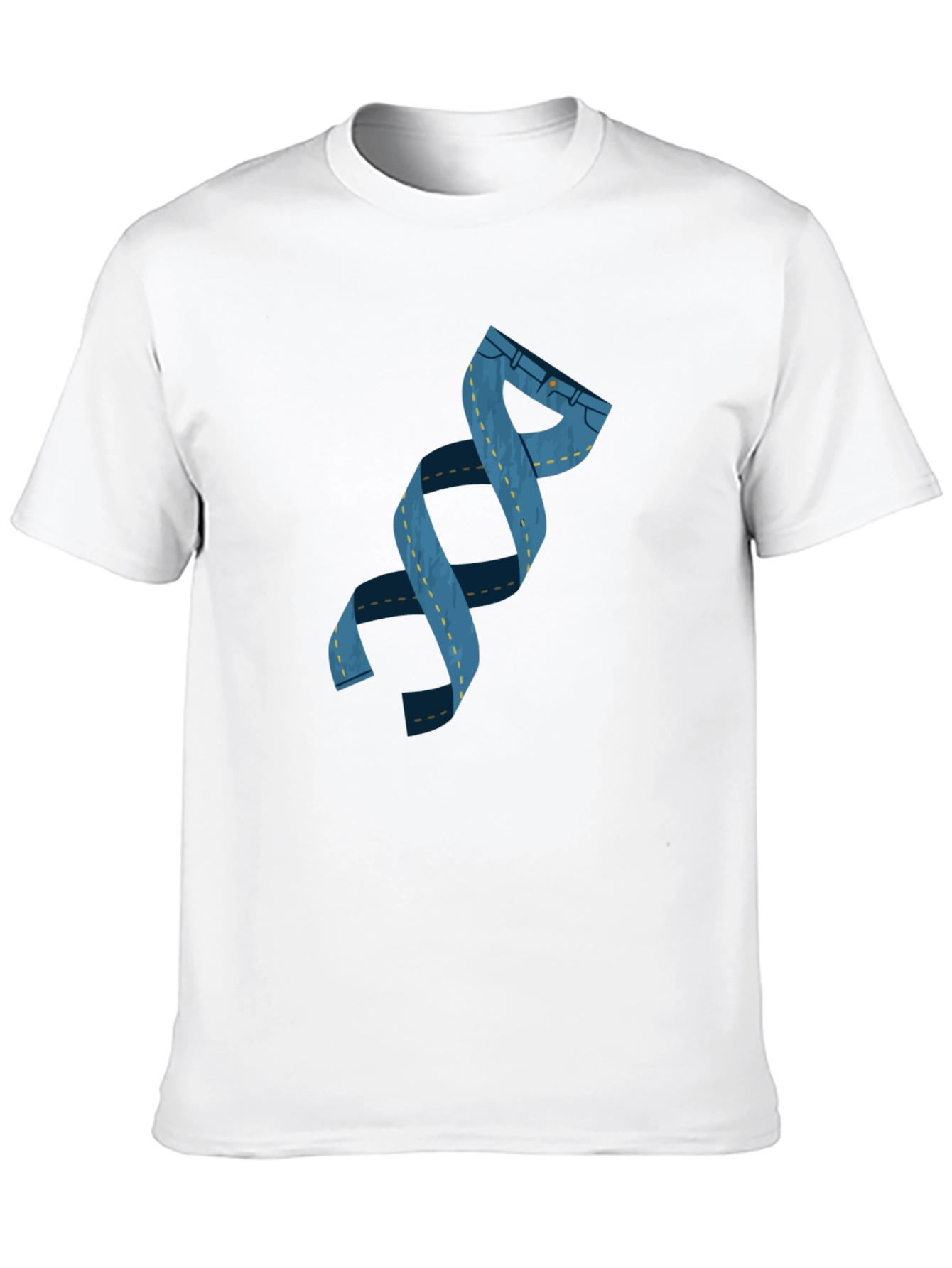 DNA Denim T-Shirt - Black Cotton Blend
