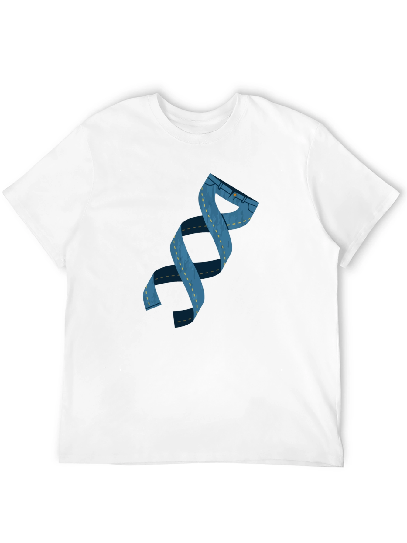 DNA Denim T-Shirt - Black Cotton Blend