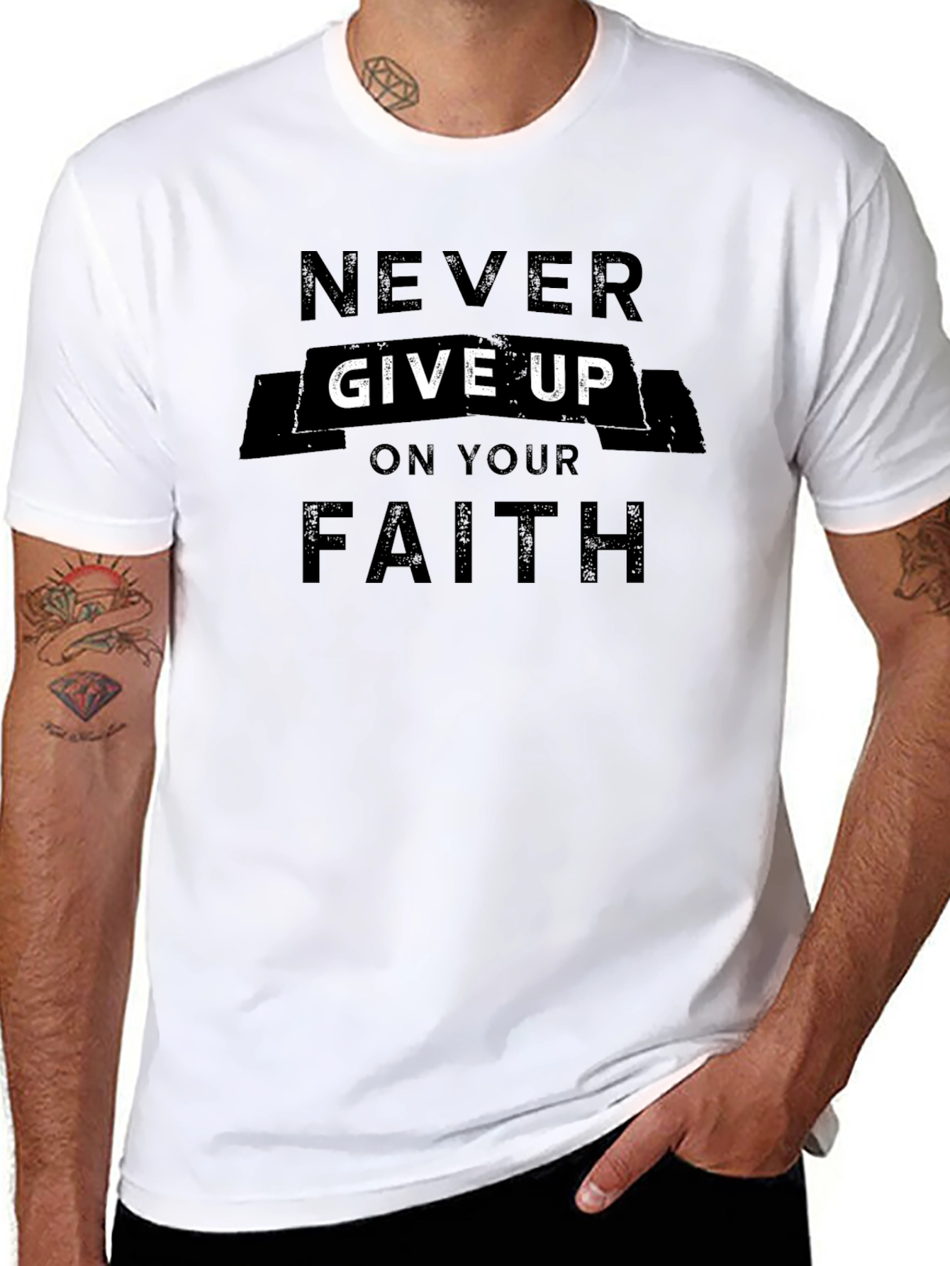 Never Give Up On Your Faith T-Shirt