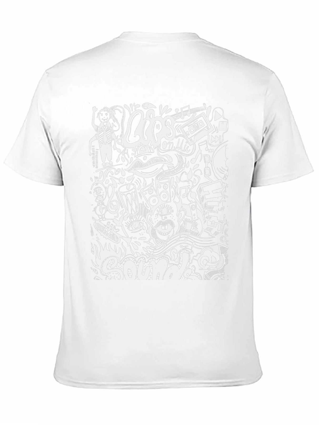 Black T-Shirt with Unique Sound Design