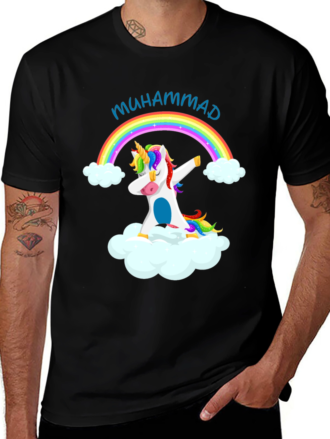Muhammad Unicorn Dabbing T-Shirt