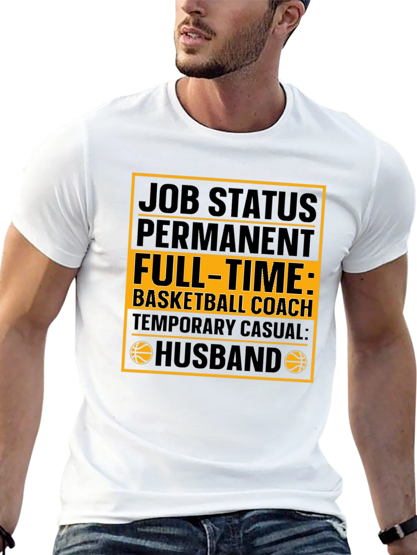 Basketball Coach Husband Graphic Tee