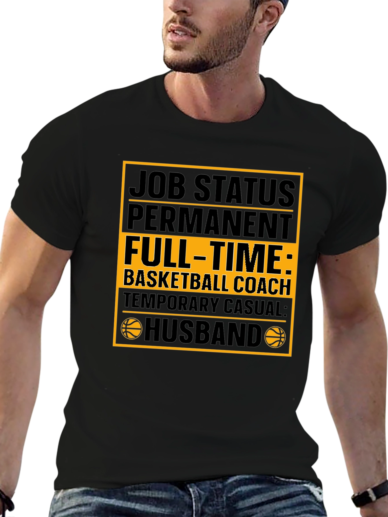 Basketball Coach Husband Graphic Tee