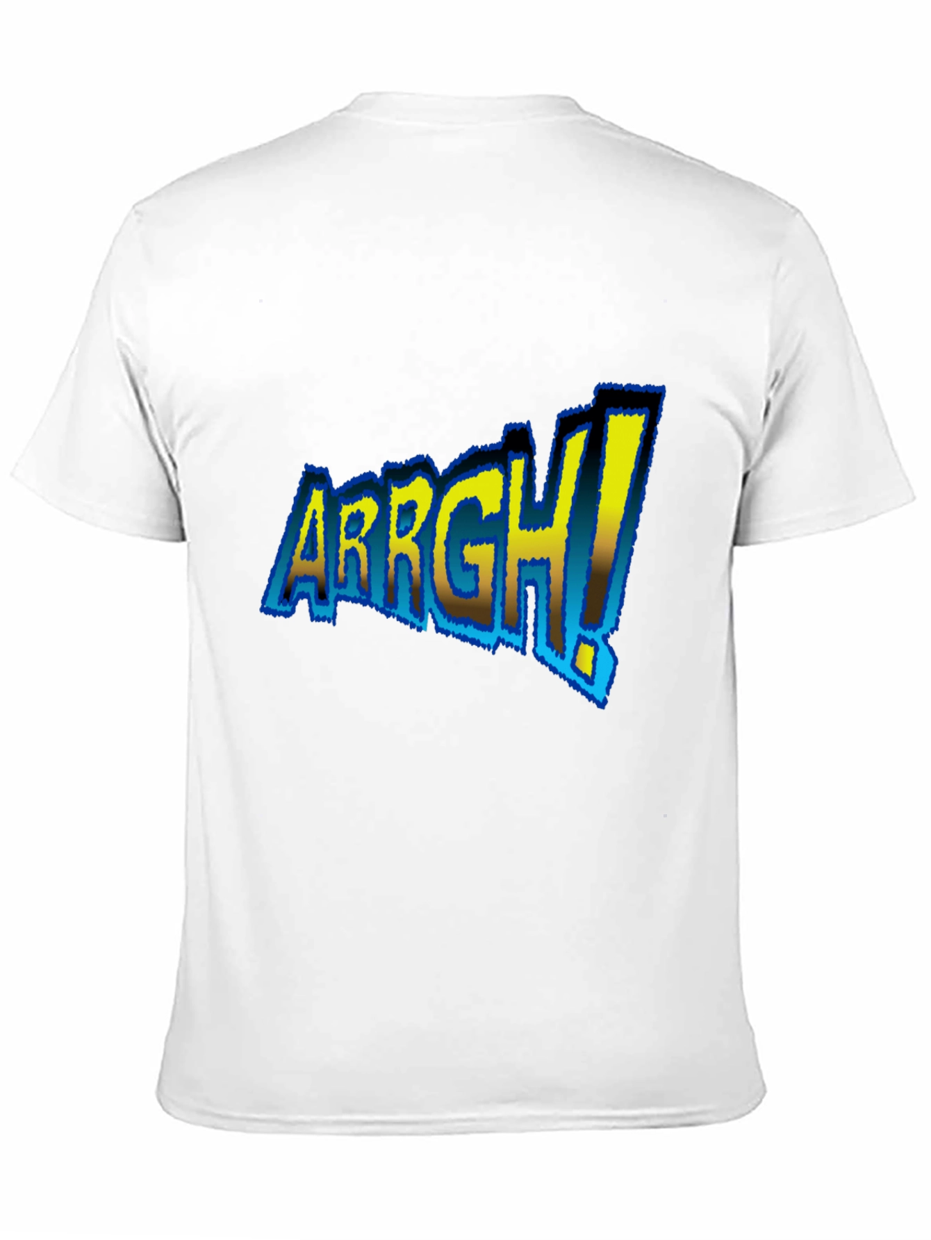 ARRGH! Graphic Tee - Black Cotton T-Shirt