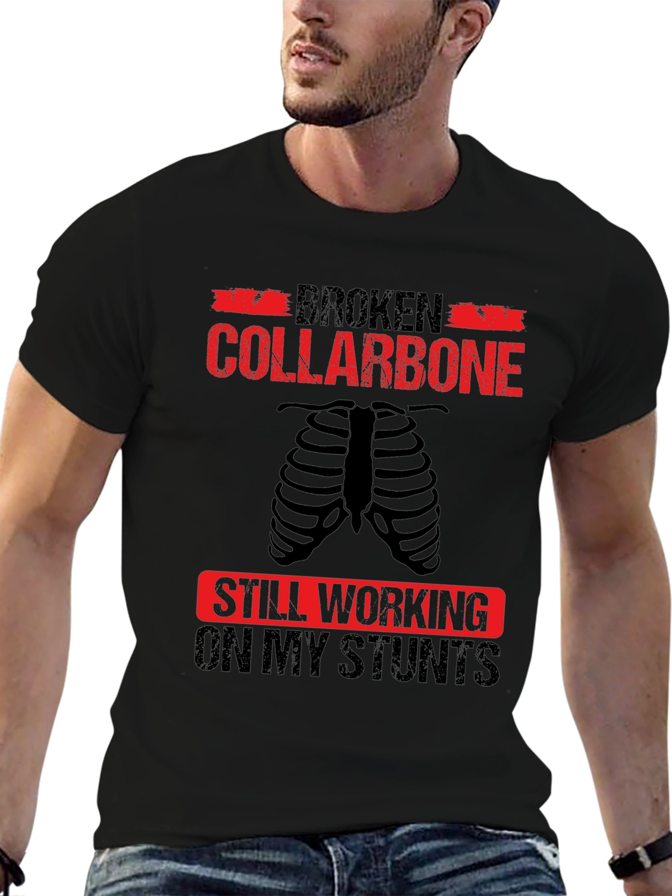 Broken Collarbone Stunt T-Shirt