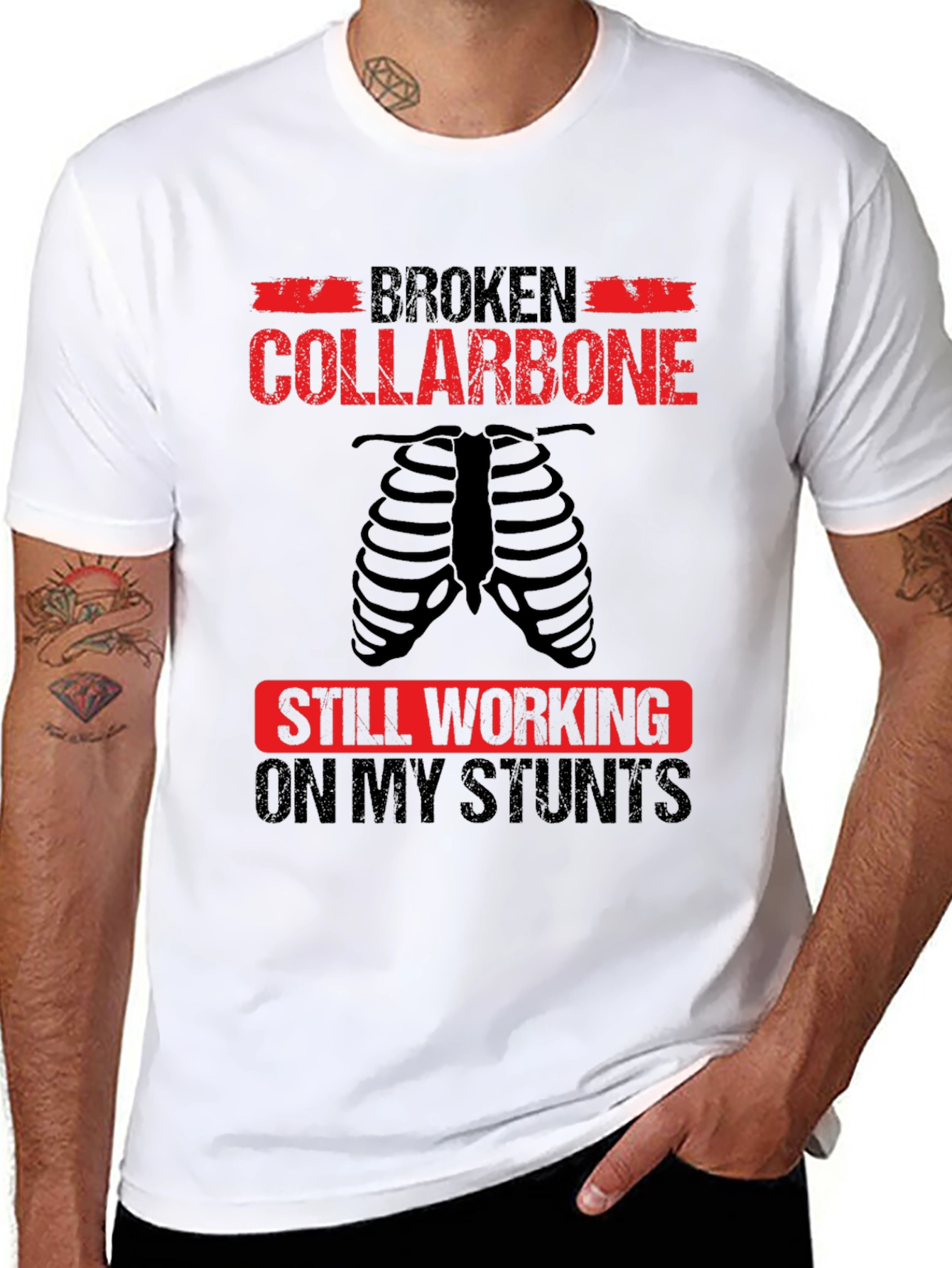 Broken Collarbone Stunt T-Shirt