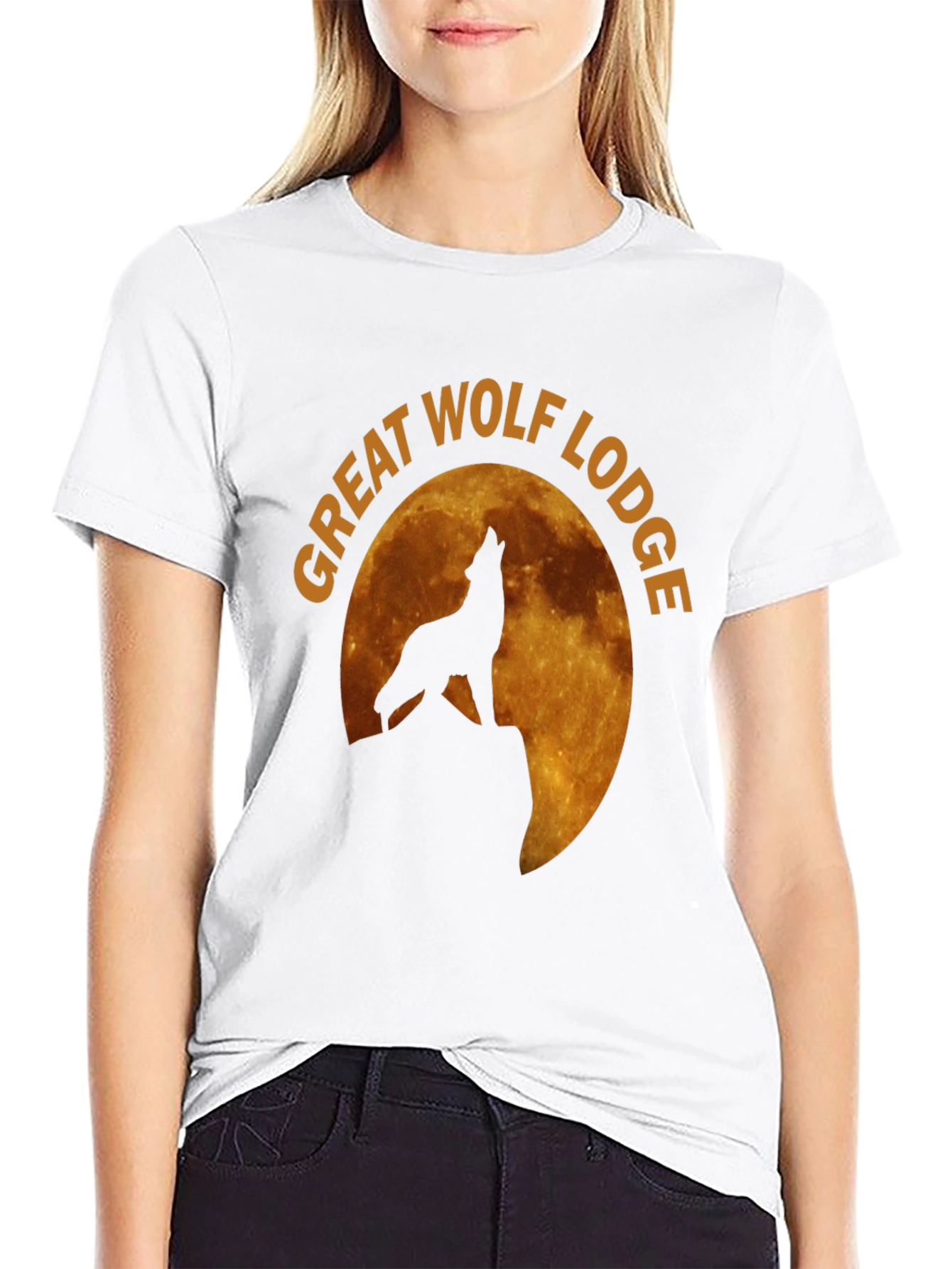 Great Wolf Lodge Black Graphic T-Shirt