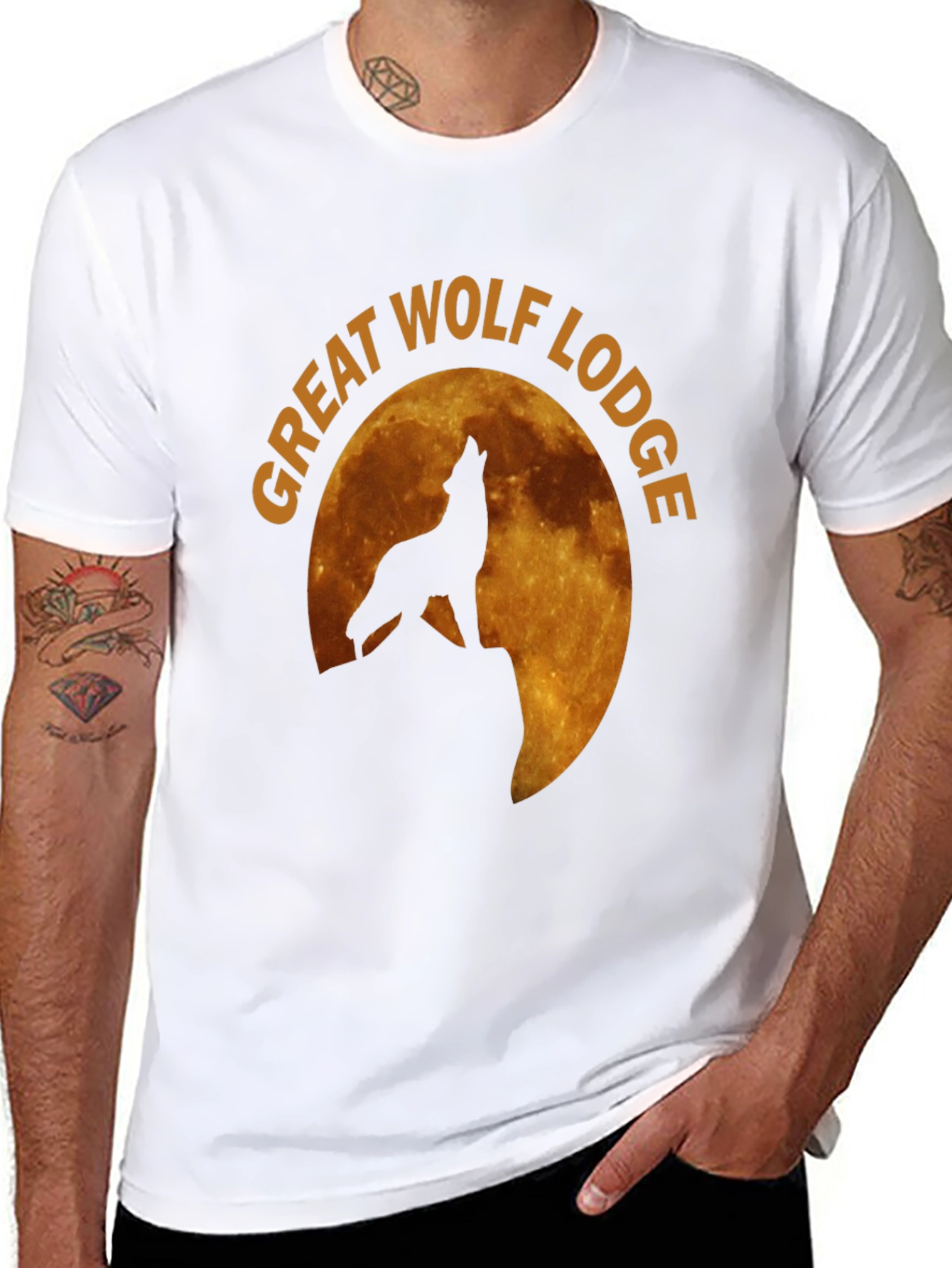 Great Wolf Lodge Black Graphic T-Shirt