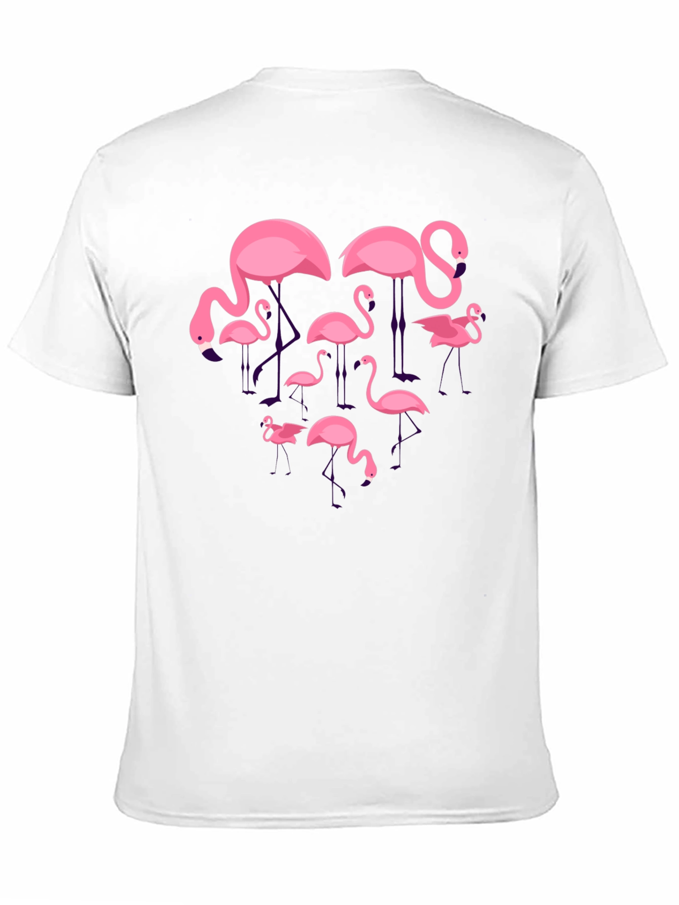 Flamingo Graphic Tee - Black Crew Neck