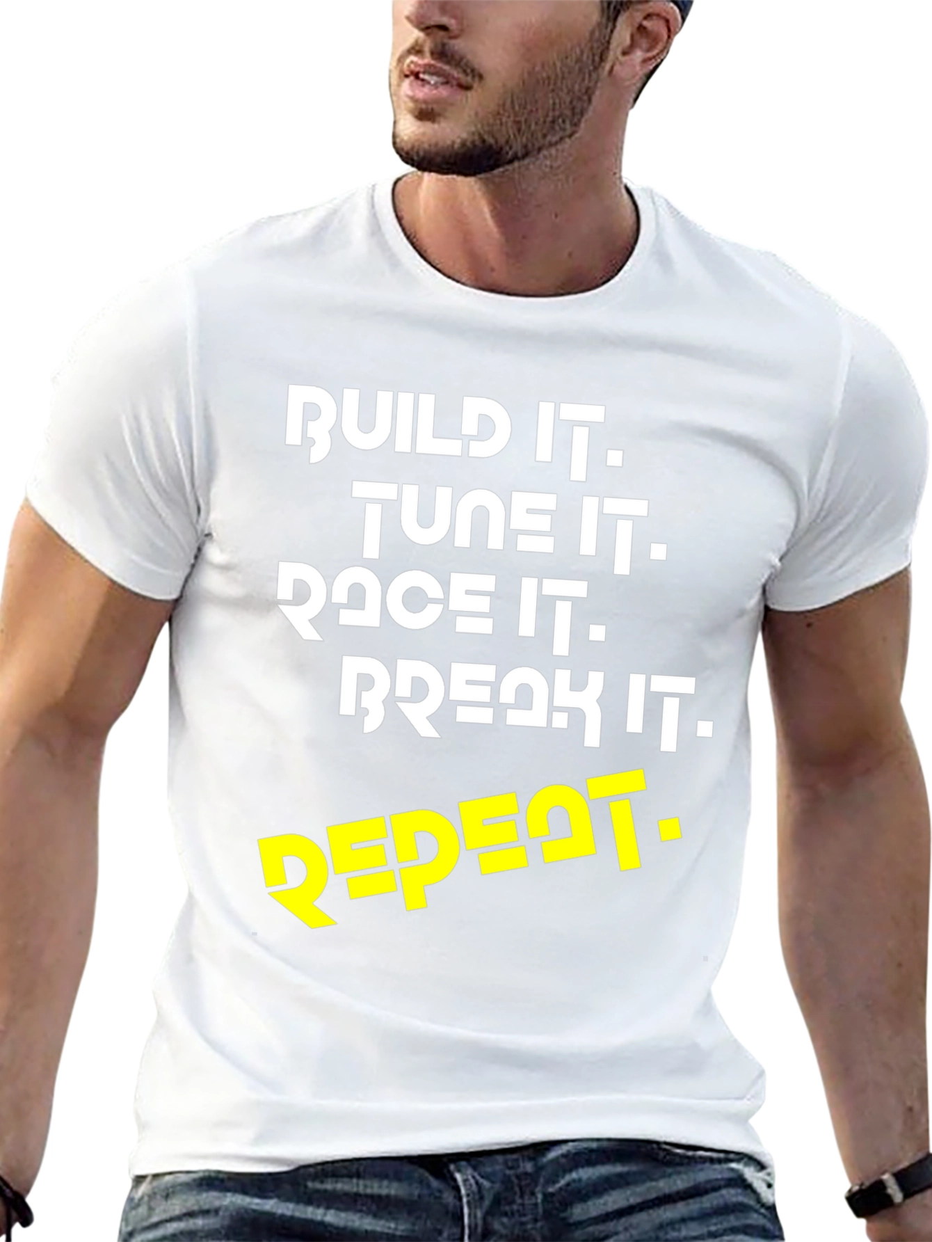 Build Tune Race Break Repeat T-Shirt